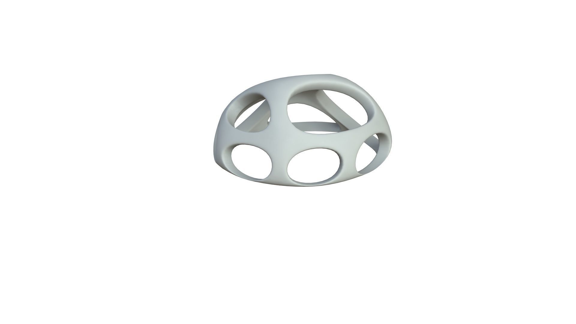 SciFi Cube Object No 53648 Low Poly Shape Low-poly 3D model_3