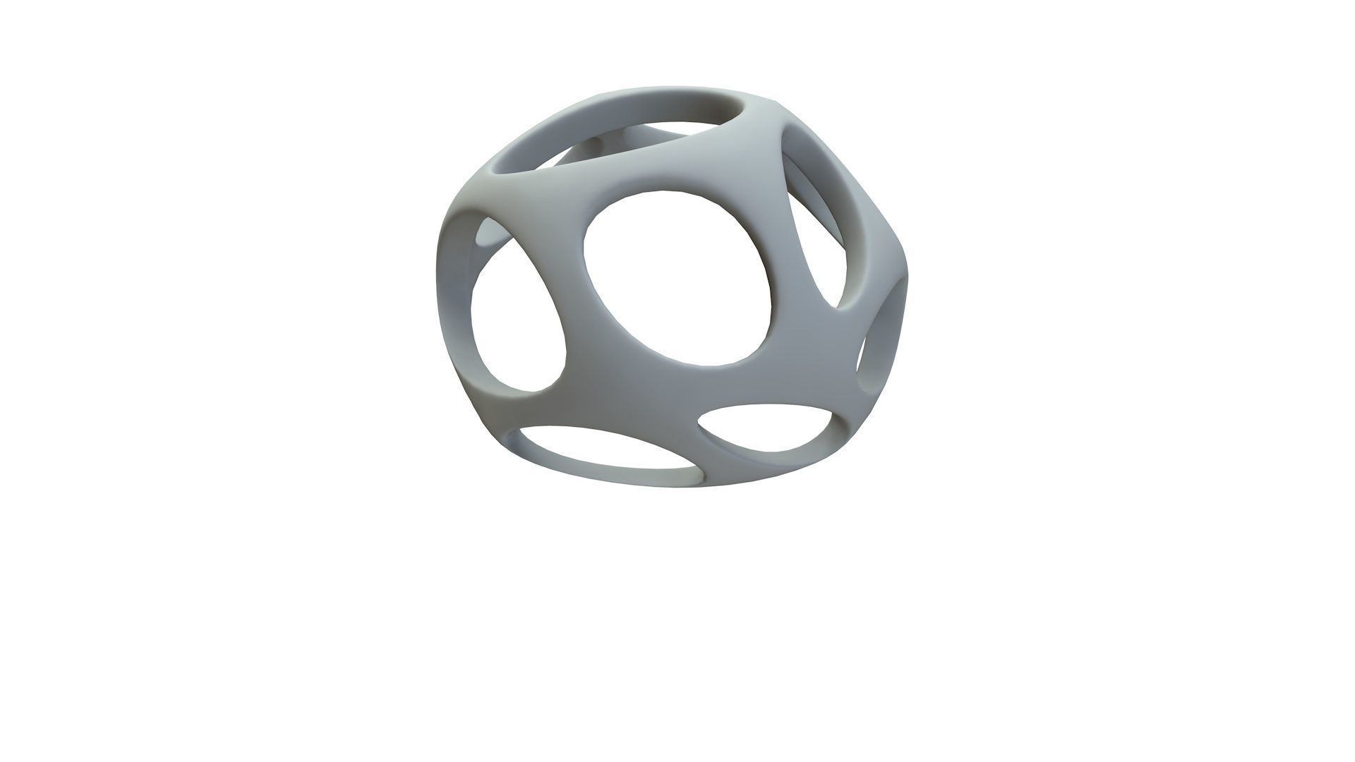 SciFi Cube Object No 53648 Low Poly Shape Low-poly 3D model_15