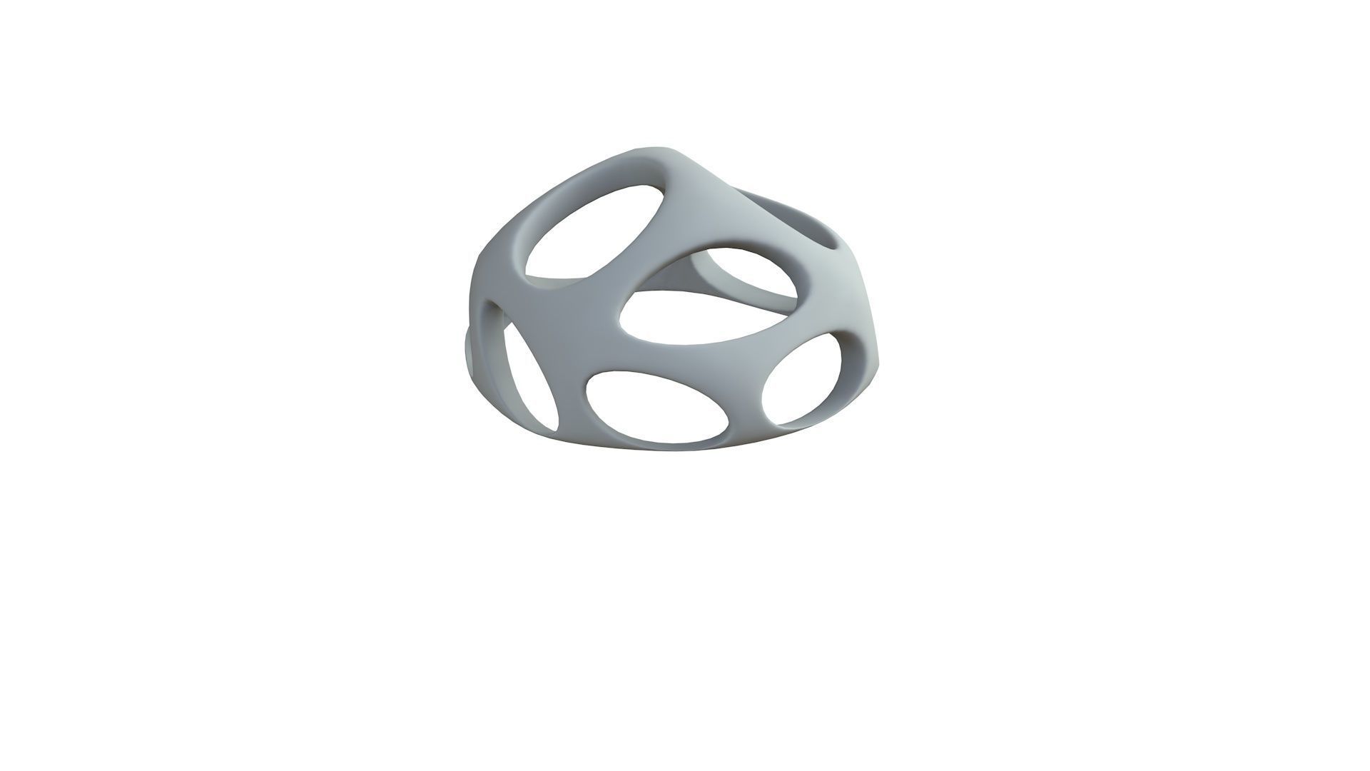 SciFi Cube Object No 53648 Low Poly Shape Low-poly 3D model_7