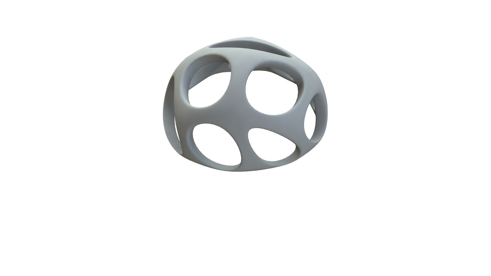 SciFi Cube Object No 53644 Low Poly Shape Low-poly 3D model_14