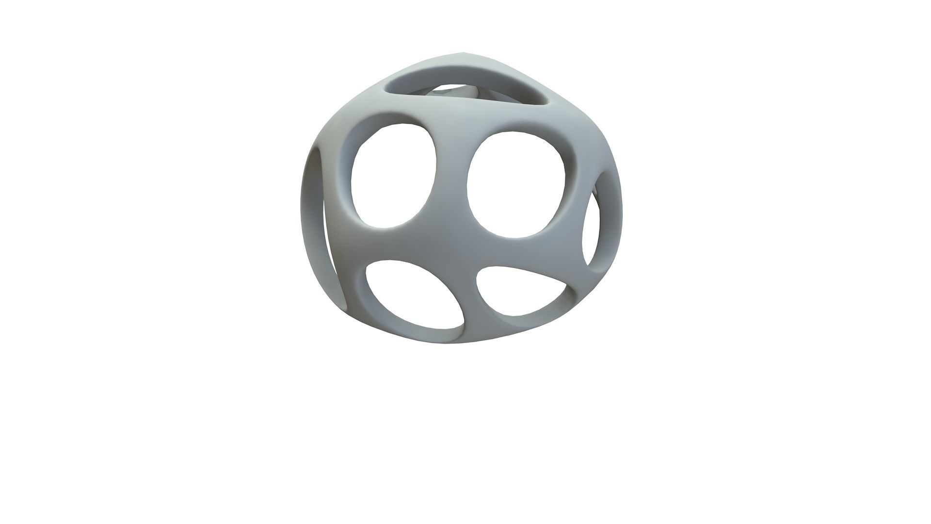 SciFi Cube Object No 53644 Low Poly Shape Low-poly 3D model_16