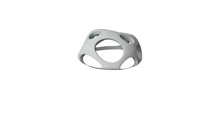 SciFi Cube Object No 53436 Low Poly Shape Low-poly 3D model