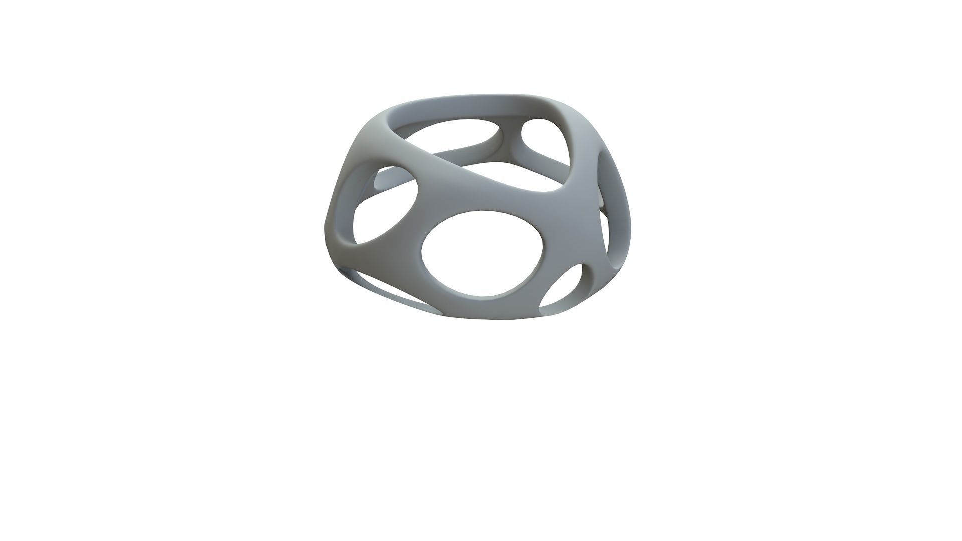 SciFi Cube Object No 53139 Low Poly Shape Low-poly 3D model_13