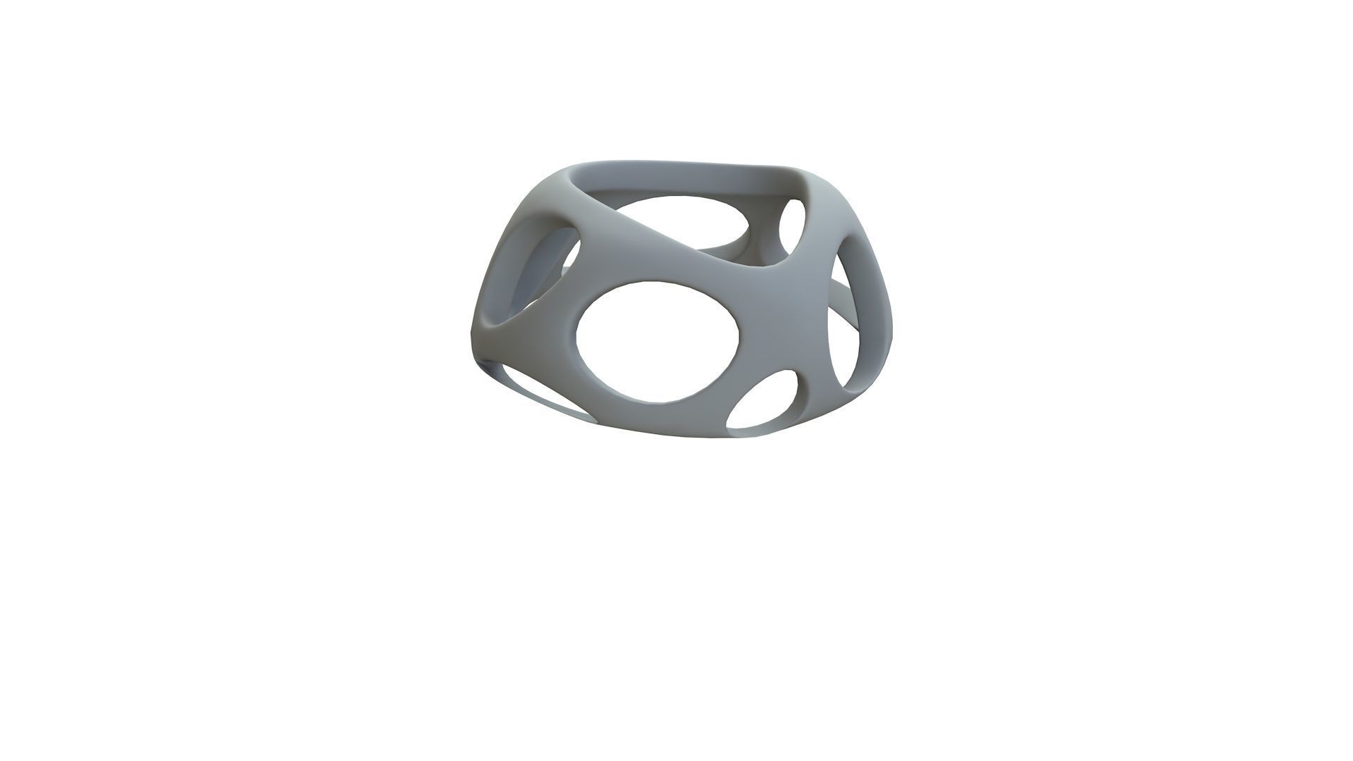 SciFi Cube Object No 53139 Low Poly Shape Low-poly 3D model_11