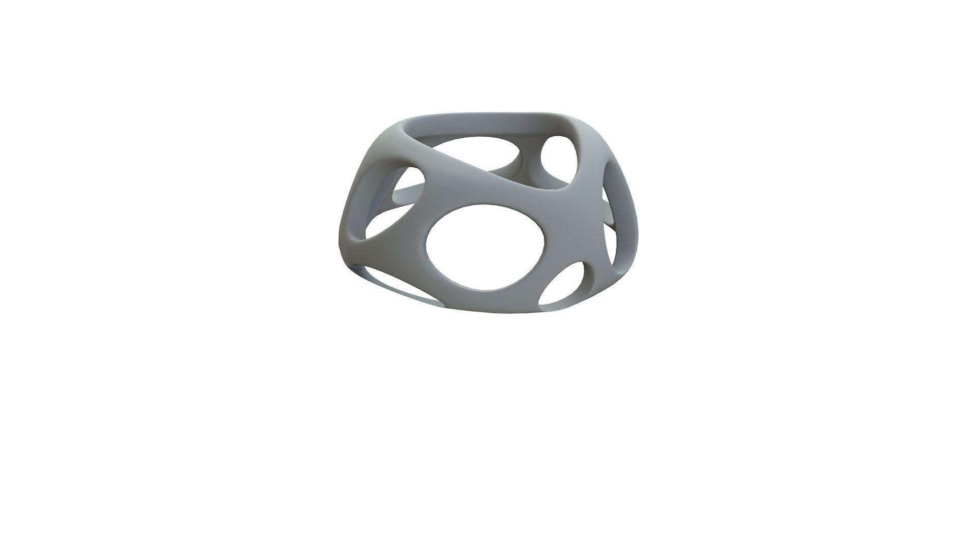 SciFi Cube Object No 53139 Low Poly Shape Low-poly 3D model_12