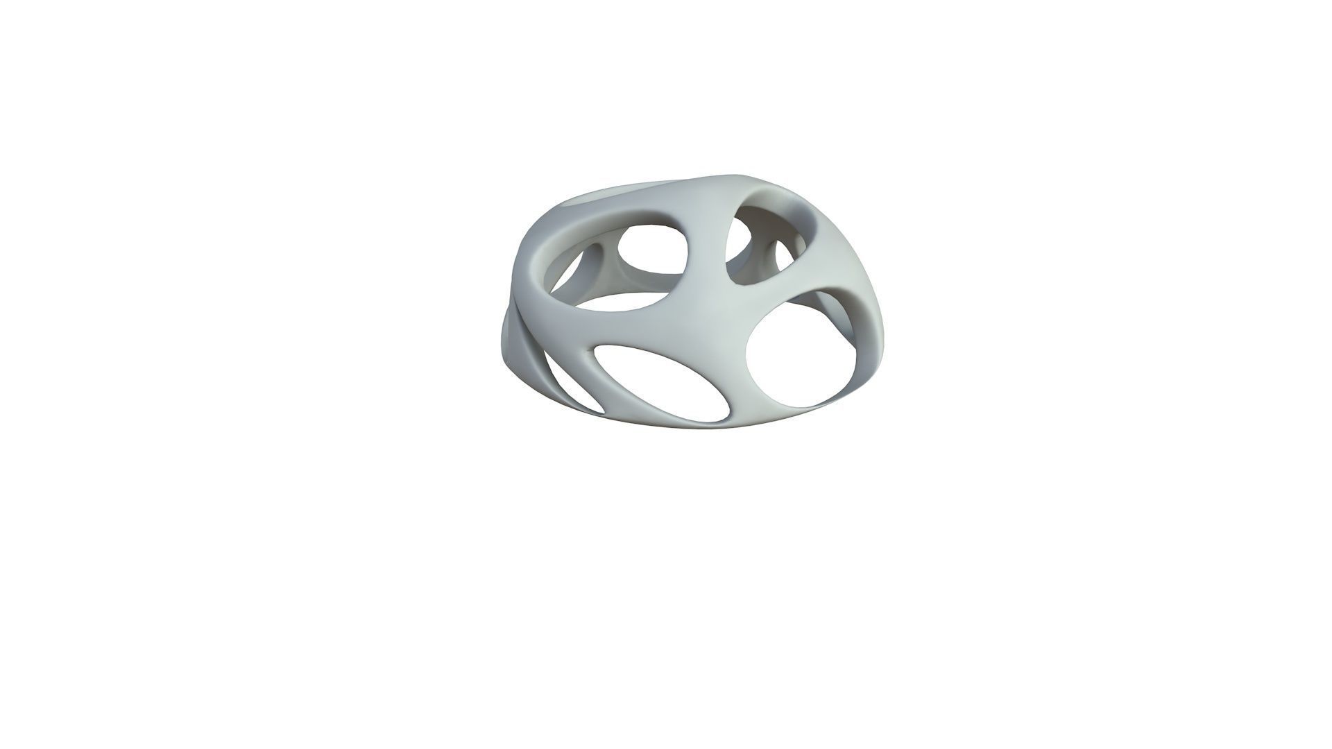 SciFi Cube Object No 52962 Low Poly Shape Low-poly 3D model_4