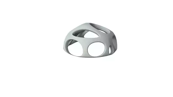 SciFi Cube Object No 52962 Low Poly Shape