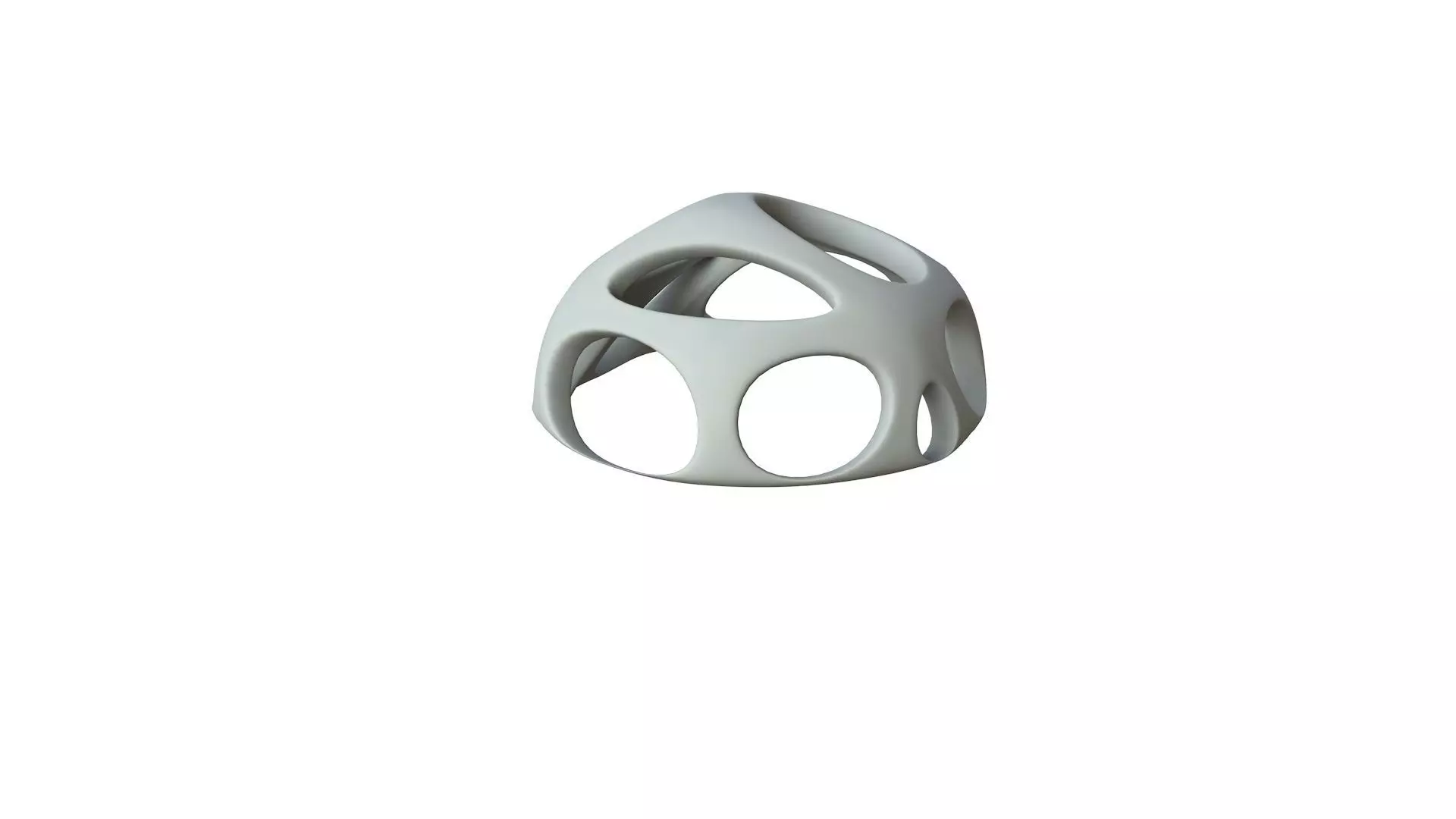 SciFi Cube Object No 52962 Low Poly Shape Low-poly 3D model_0