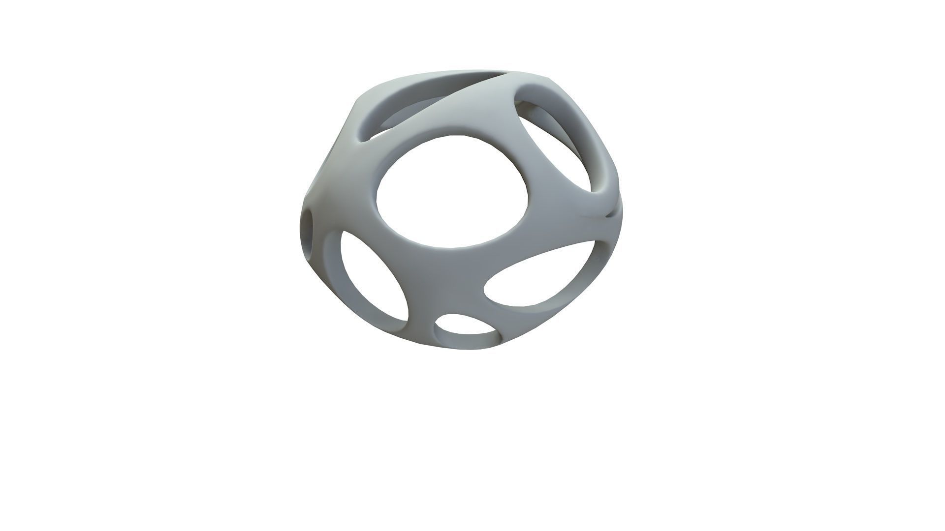 SciFi Cube Object No 52962 Low Poly Shape Low-poly 3D model_15