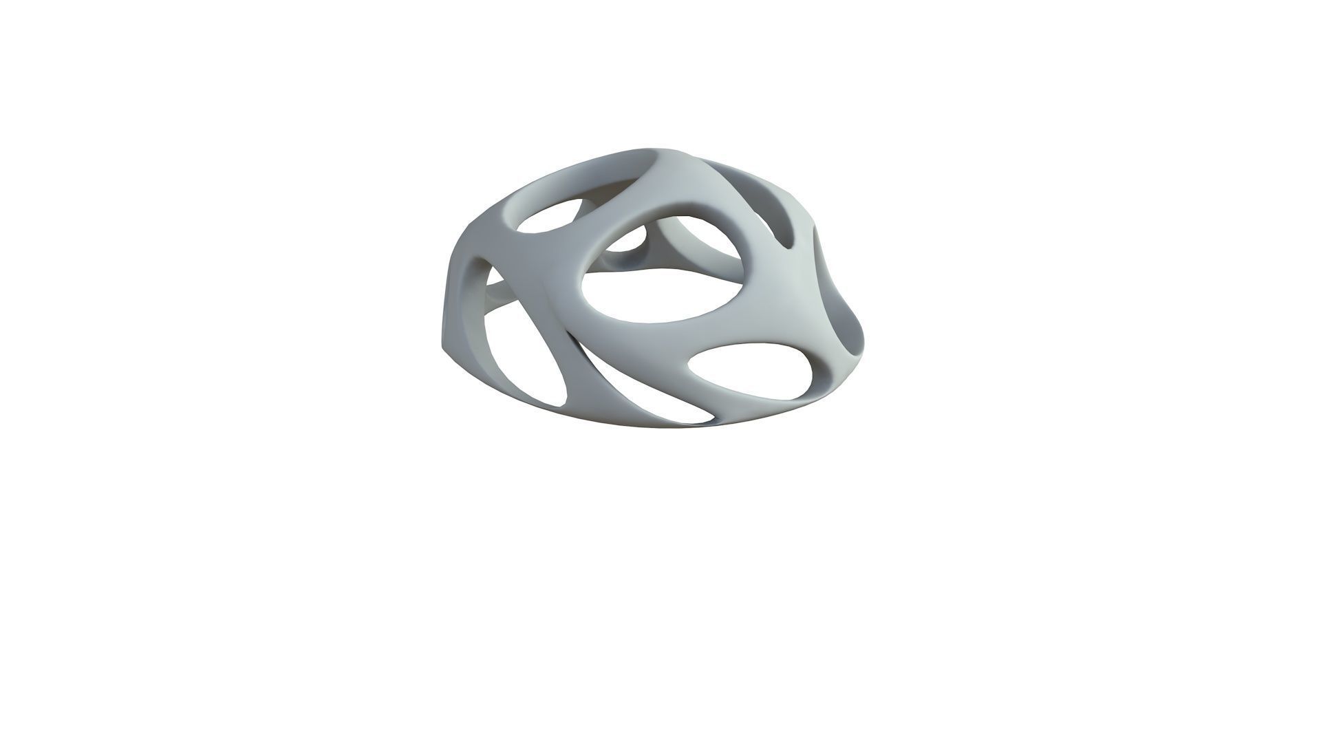 SciFi Cube Object No 52962 Low Poly Shape Low-poly 3D model_6