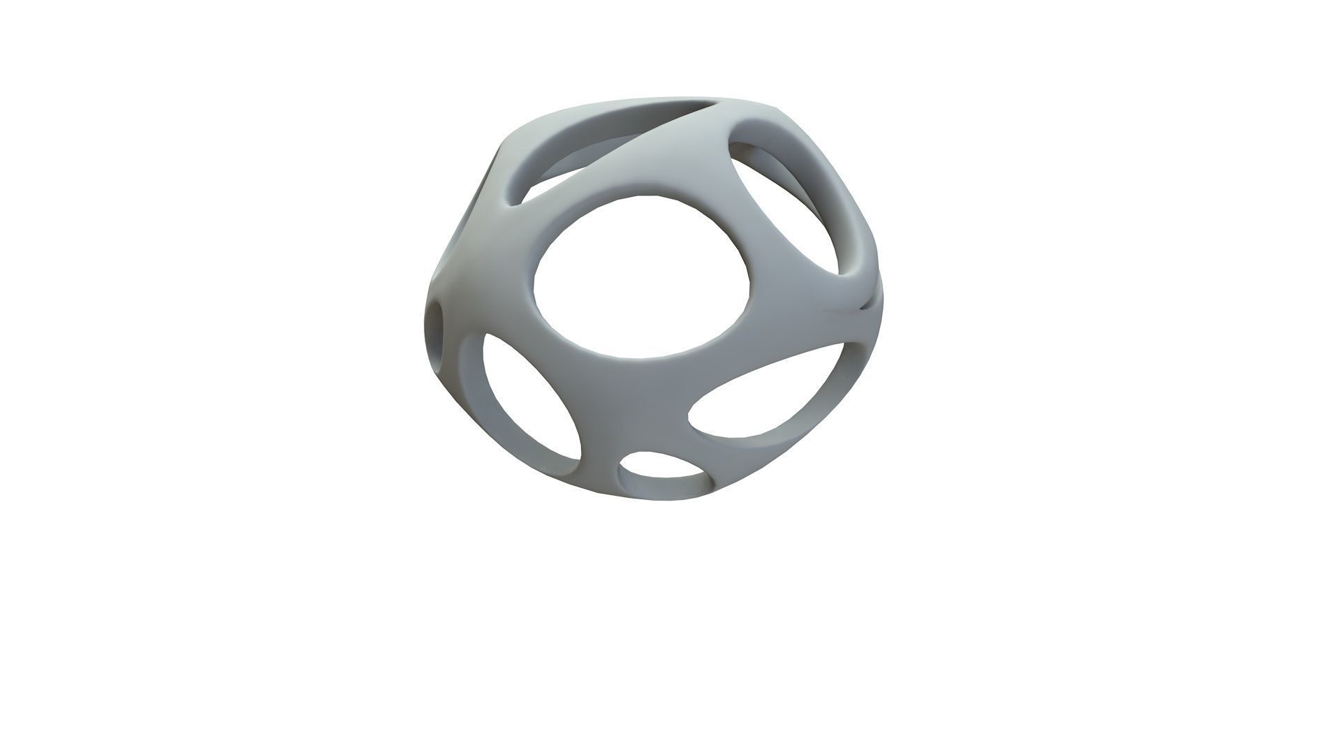 SciFi Cube Object No 52962 Low Poly Shape Low-poly 3D model_17