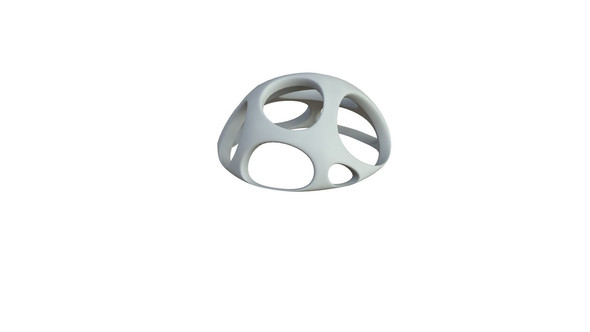 SciFi Cube Object No 52918 Low Poly Shape Low-poly 3D model_4