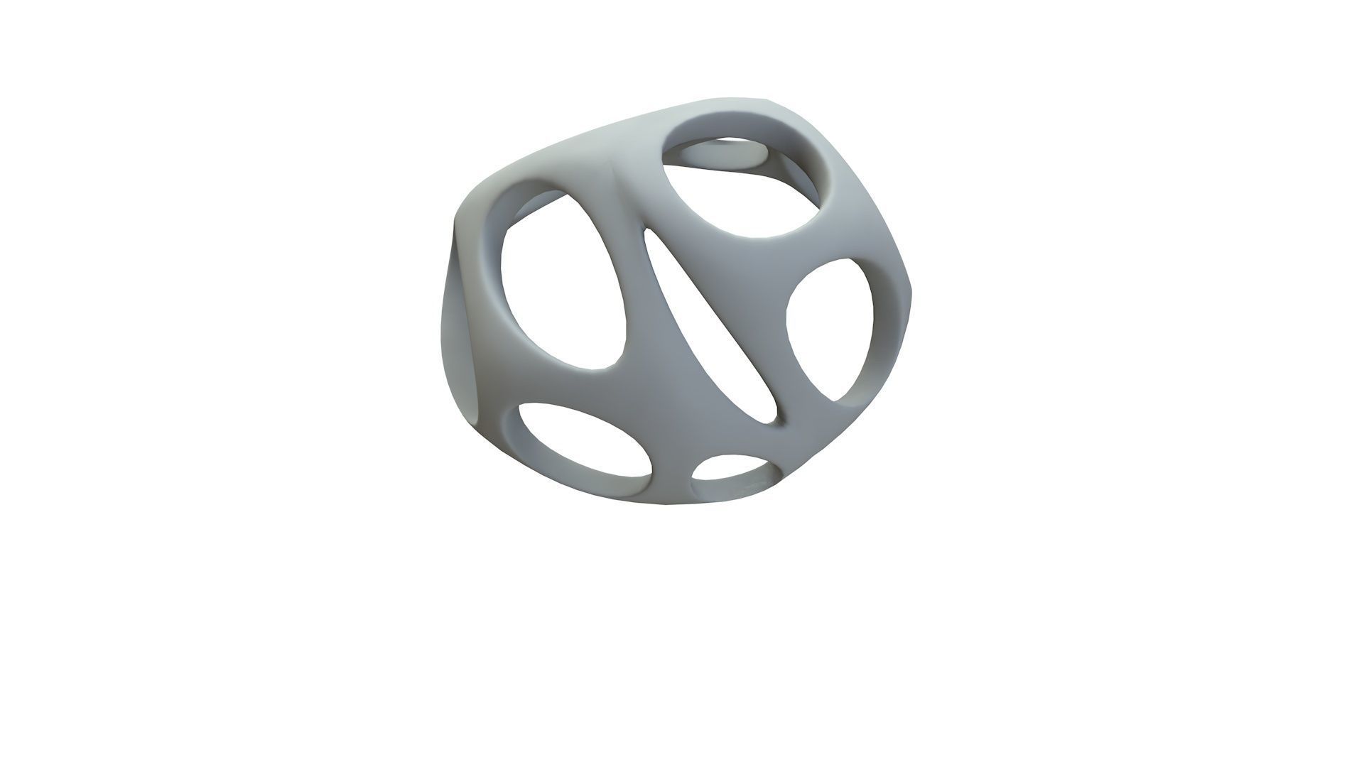 SciFi Cube Object No 52918 Low Poly Shape Low-poly 3D model_15