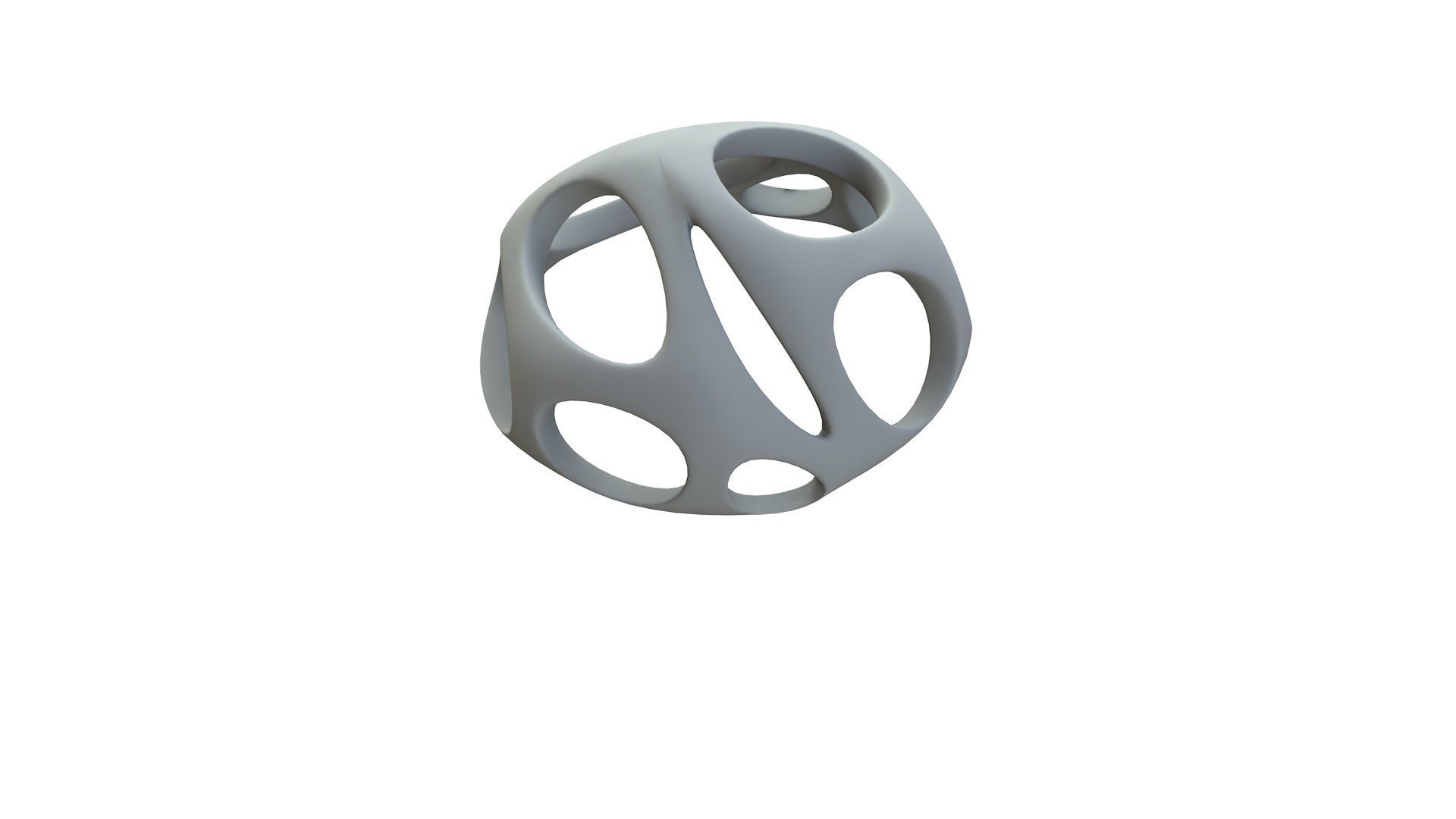 SciFi Cube Object No 52918 Low Poly Shape Low-poly 3D model_14