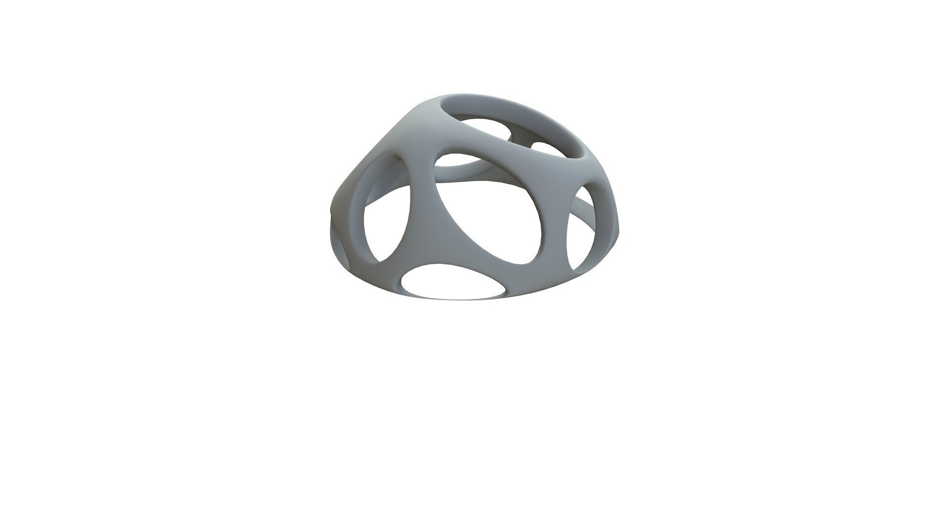 SciFi Cube Object No 52519 Low Poly Shape Low-poly 3D model_12