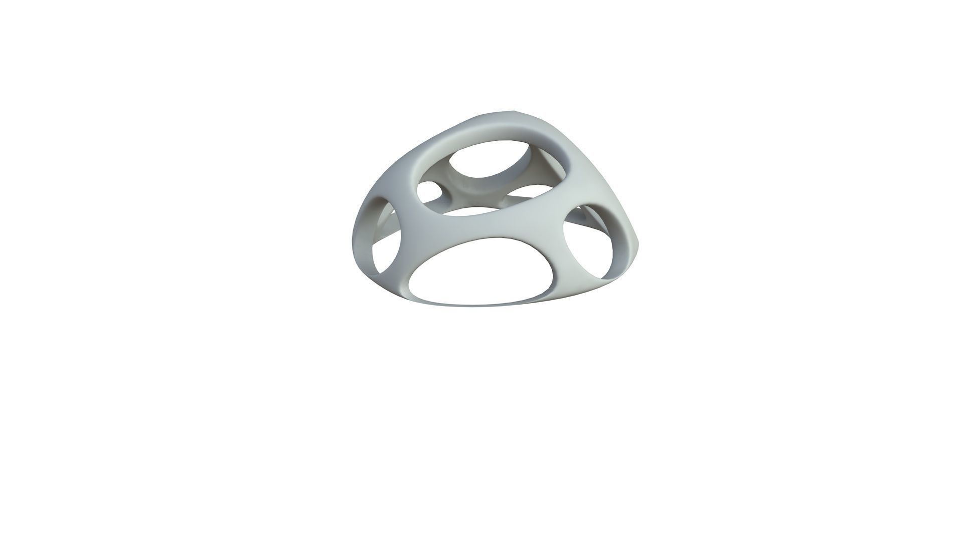 SciFi Cube Object No 52519 Low Poly Shape Low-poly 3D model_4