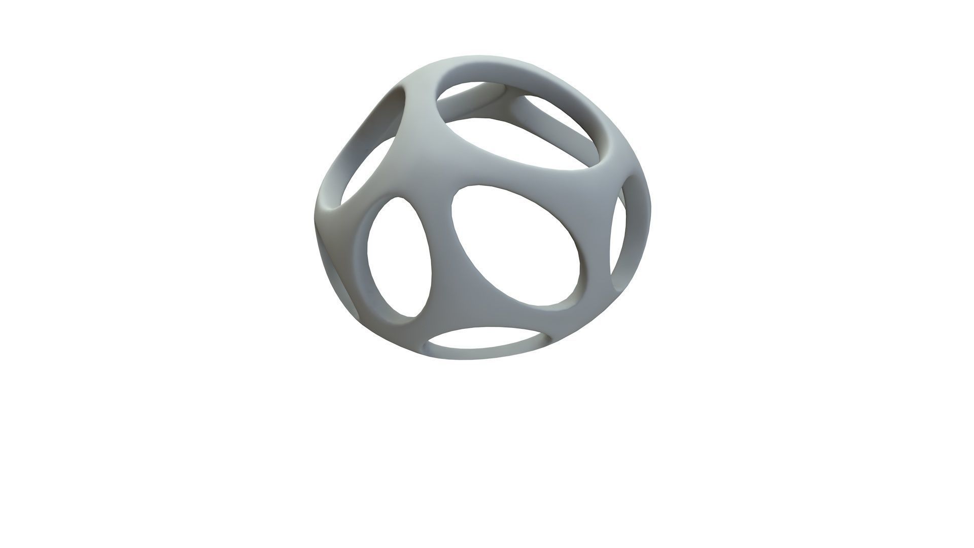 SciFi Cube Object No 52519 Low Poly Shape Low-poly 3D model_15