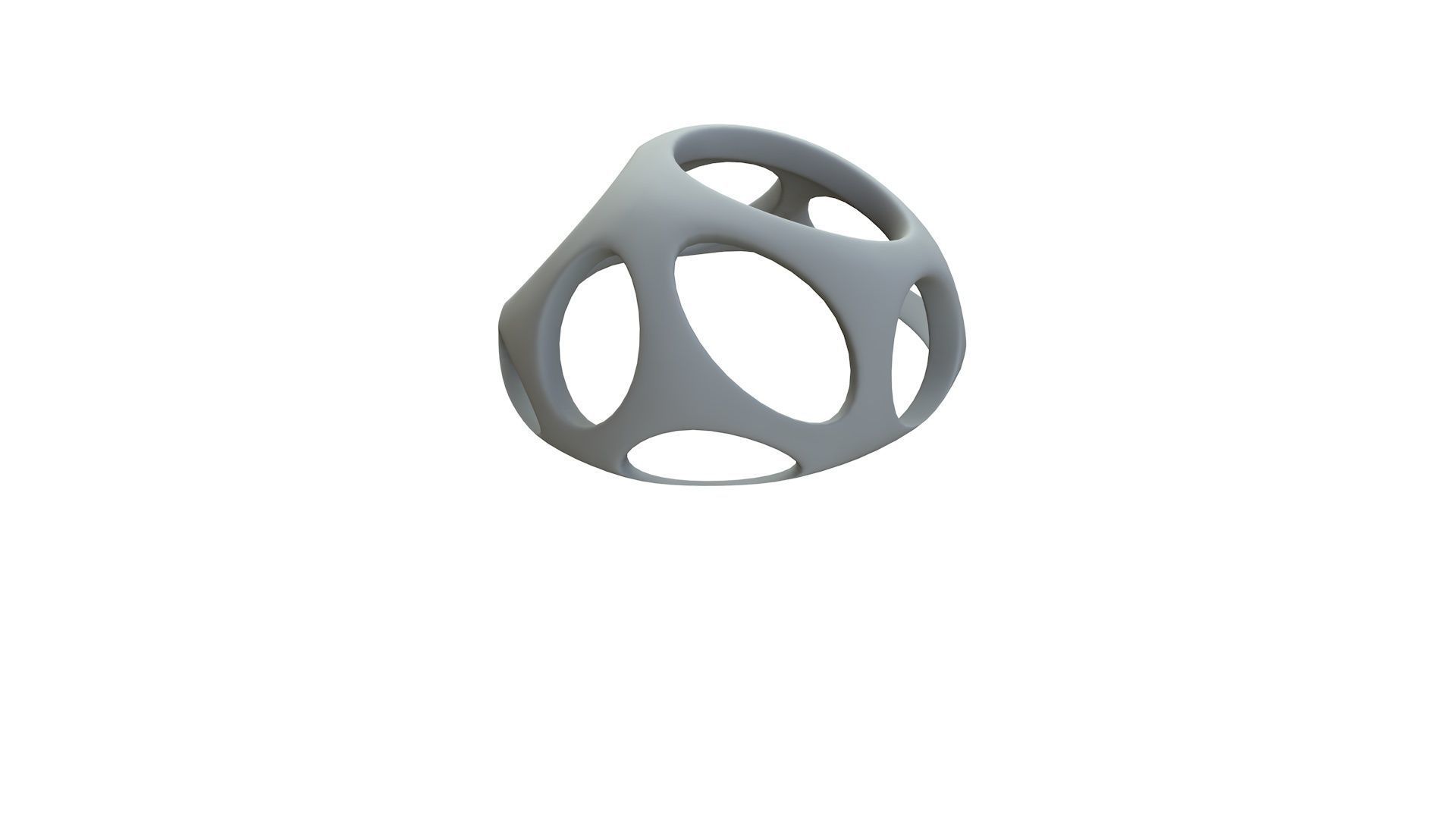 SciFi Cube Object No 52519 Low Poly Shape Low-poly 3D model_13