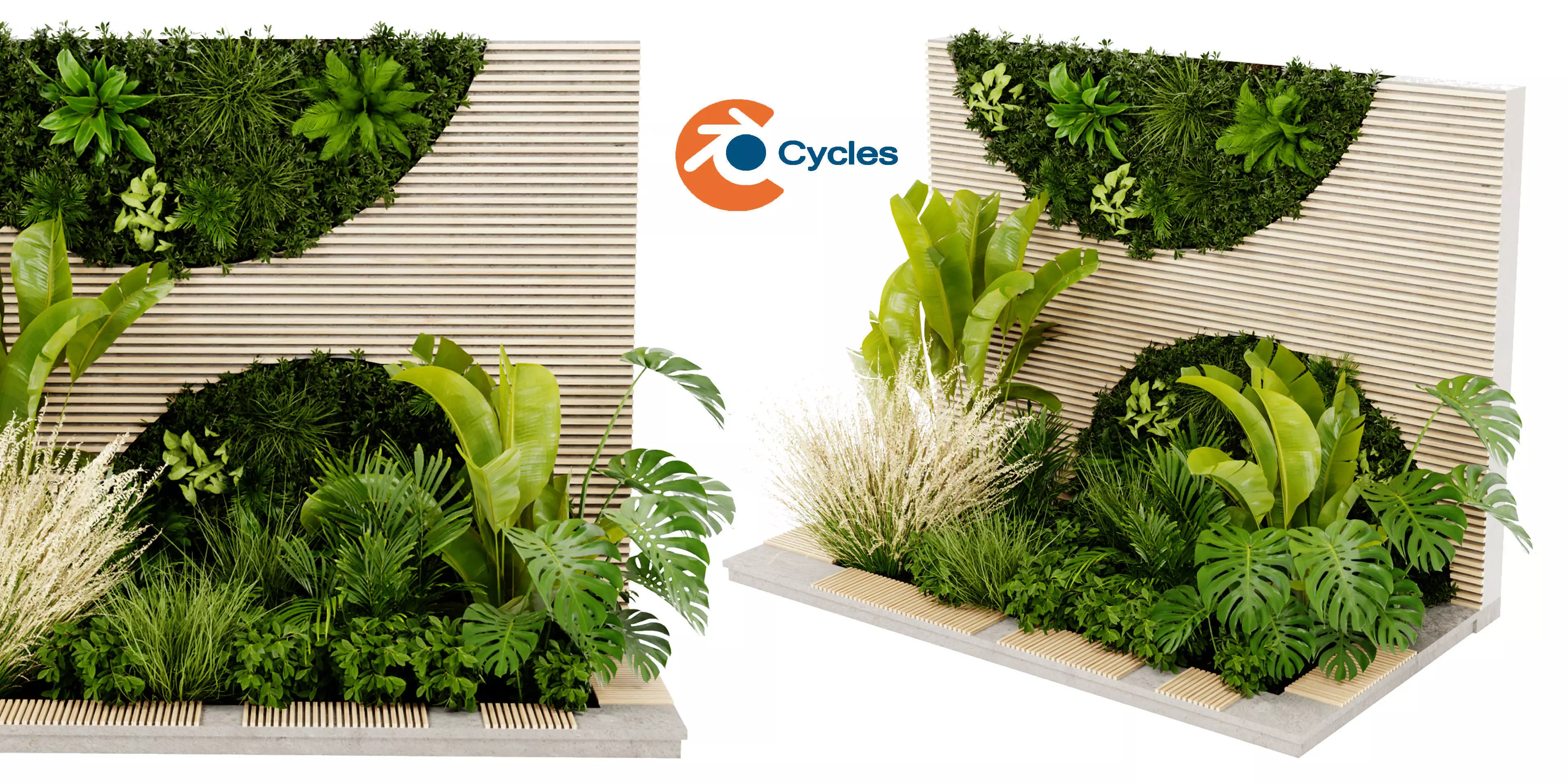 Collection plant vol 462 - blender model  3D model_0