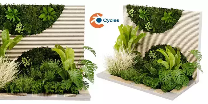 Collection plant vol 462 - blender model 