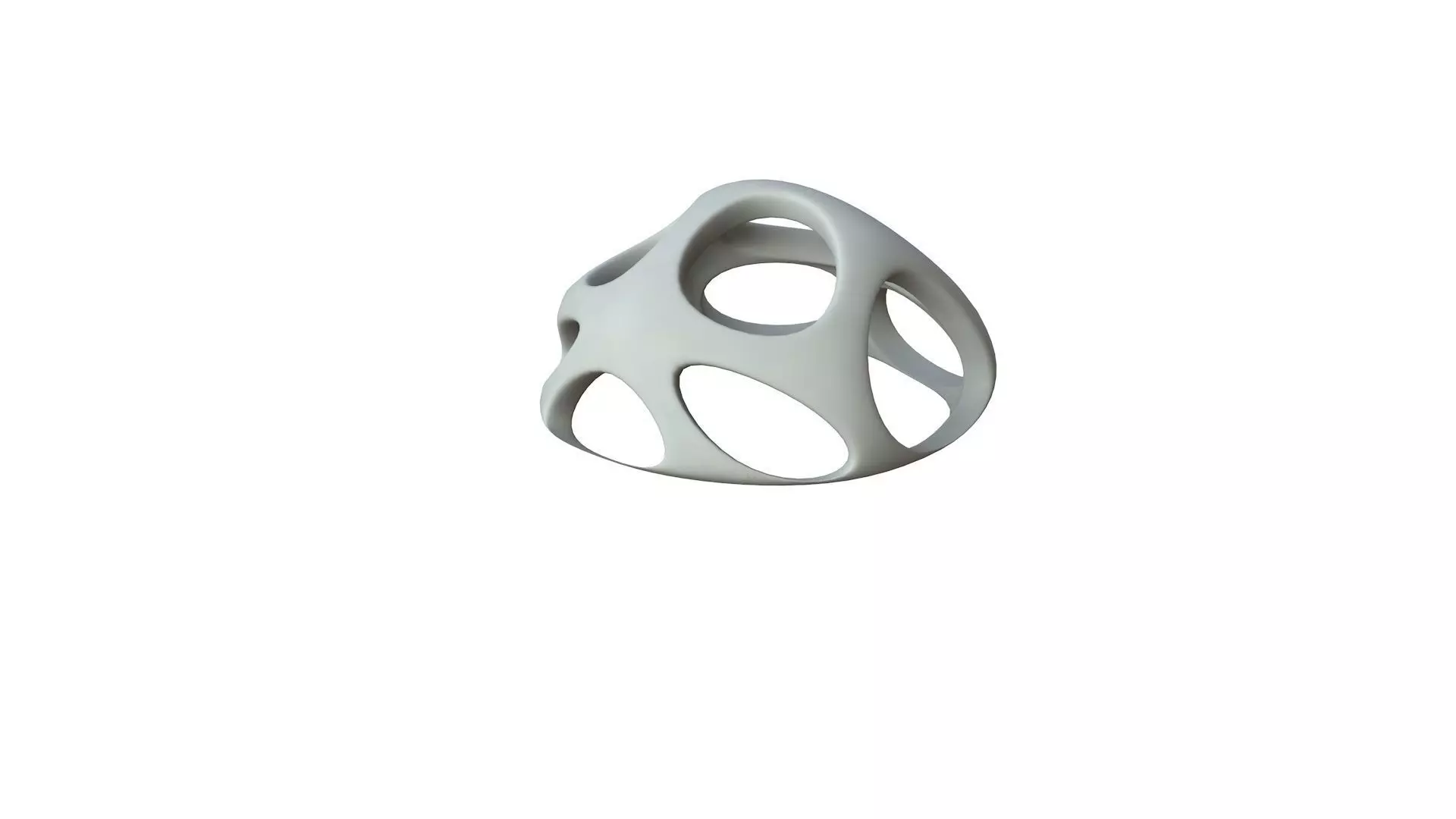 SciFi Cube Object No 52455 Low Poly Shape Low-poly 3D model