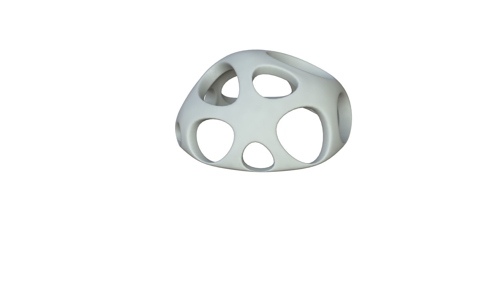 SciFi Cube Object No 52341 Low Poly Shape Low-poly 3D model_2