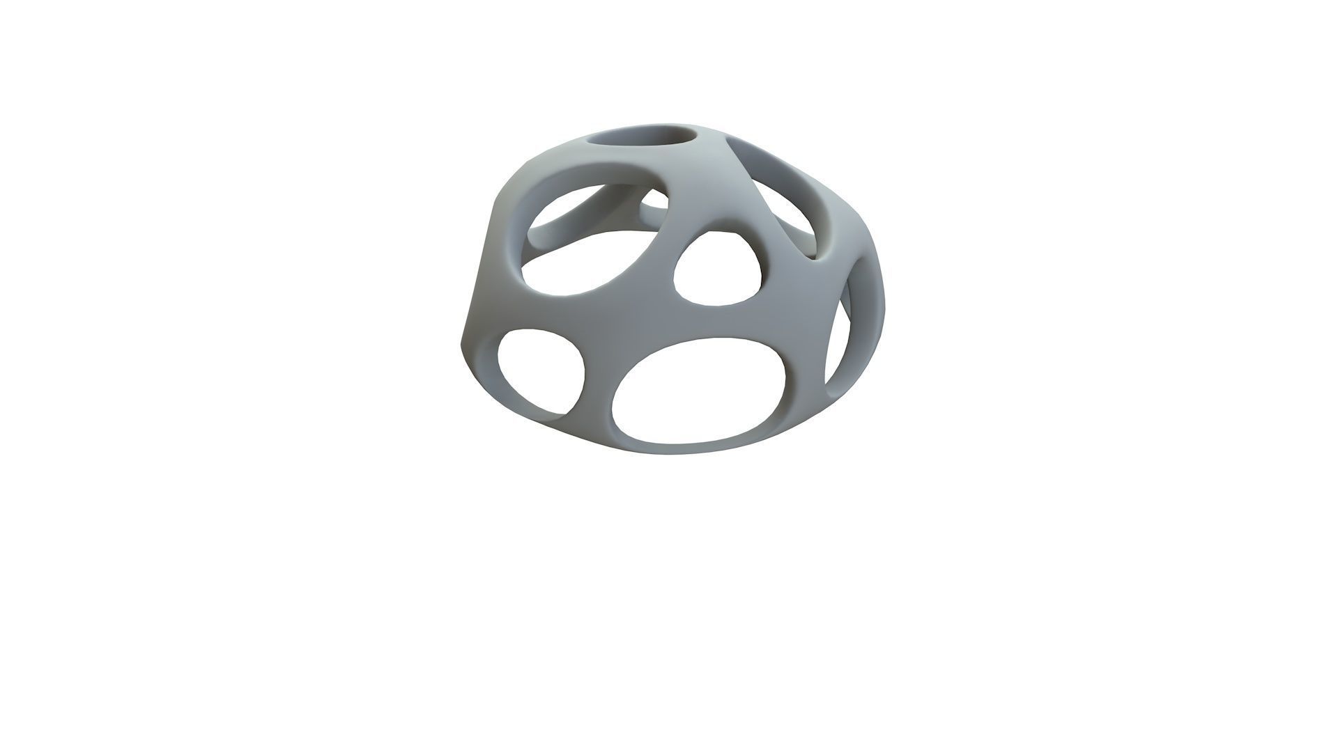 SciFi Cube Object No 52341 Low Poly Shape Low-poly 3D model_13