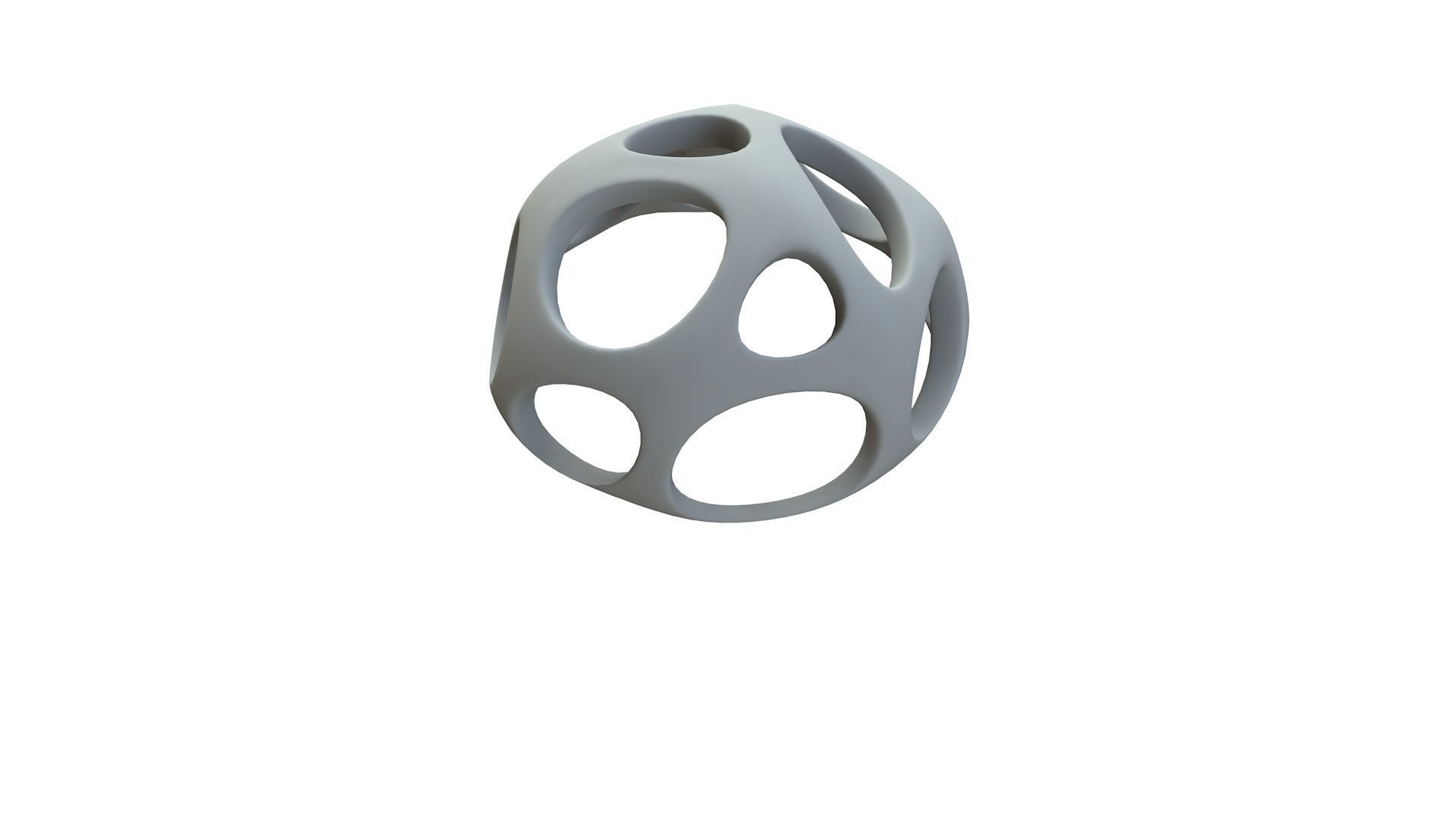 SciFi Cube Object No 52341 Low Poly Shape Low-poly 3D model_14