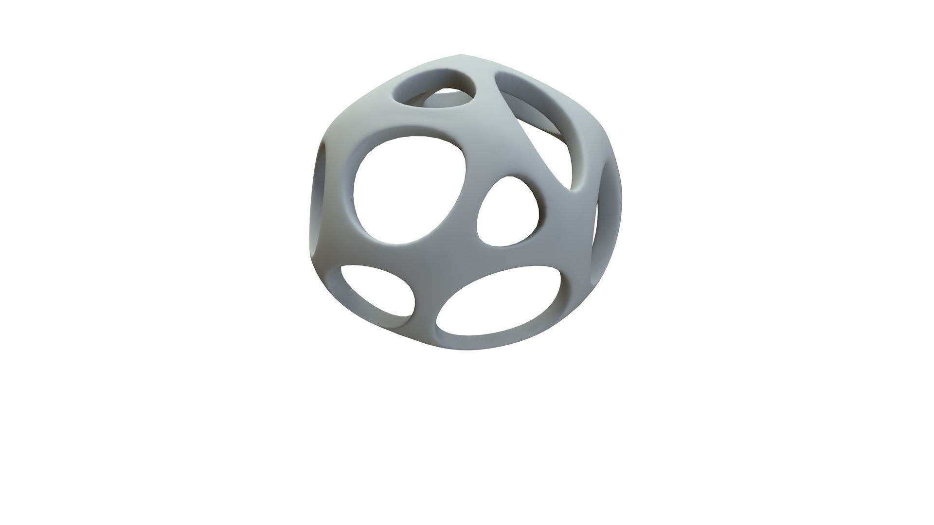 SciFi Cube Object No 52341 Low Poly Shape Low-poly 3D model_15