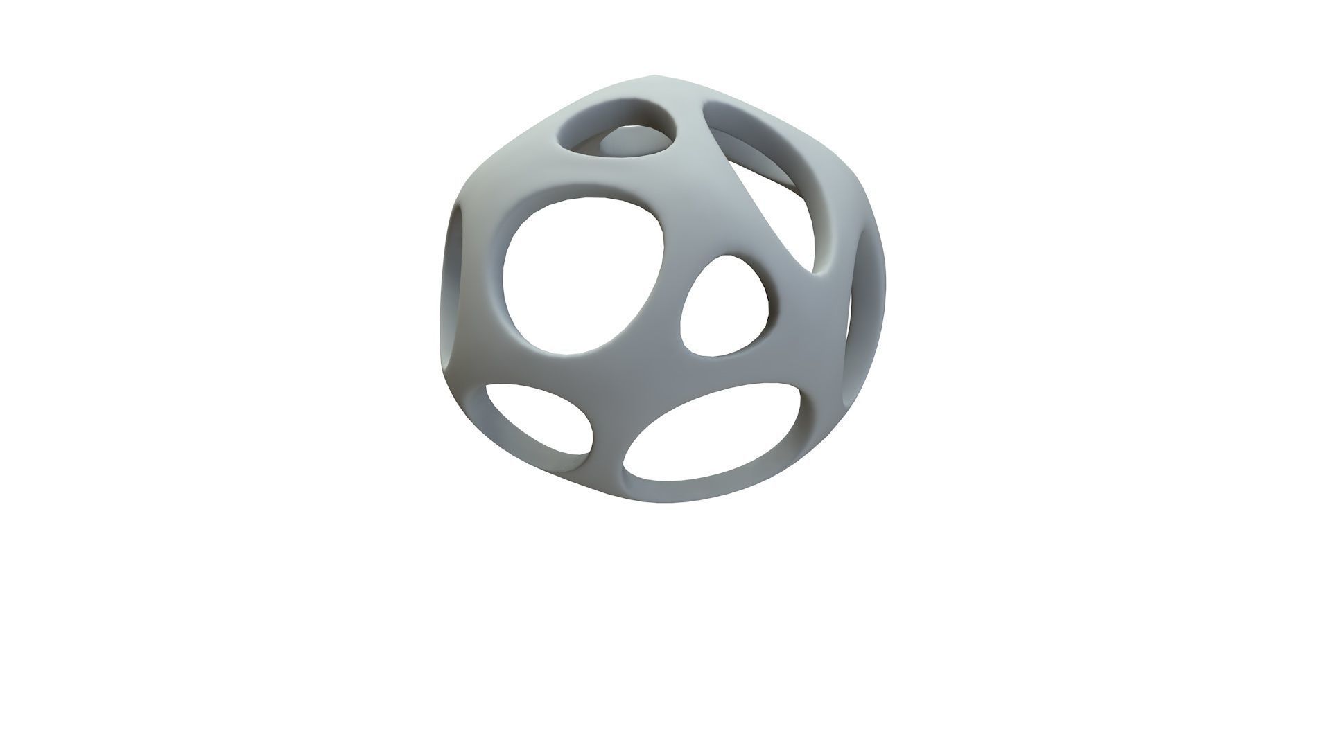 SciFi Cube Object No 52341 Low Poly Shape Low-poly 3D model_17