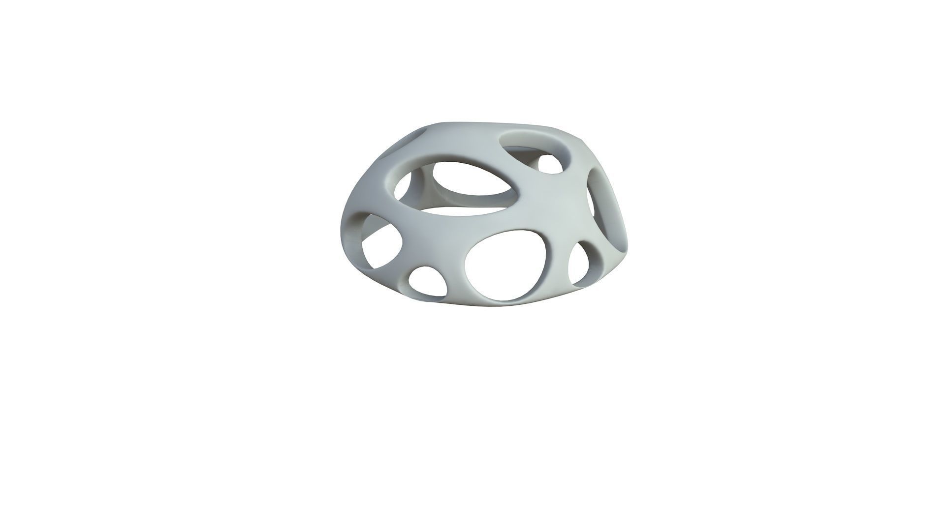 SciFi Cube Object No 52341 Low Poly Shape Low-poly 3D model_4