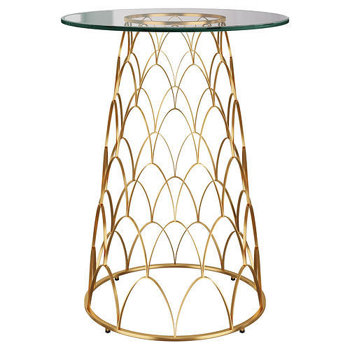 Gold Table 3D model | CGTrader