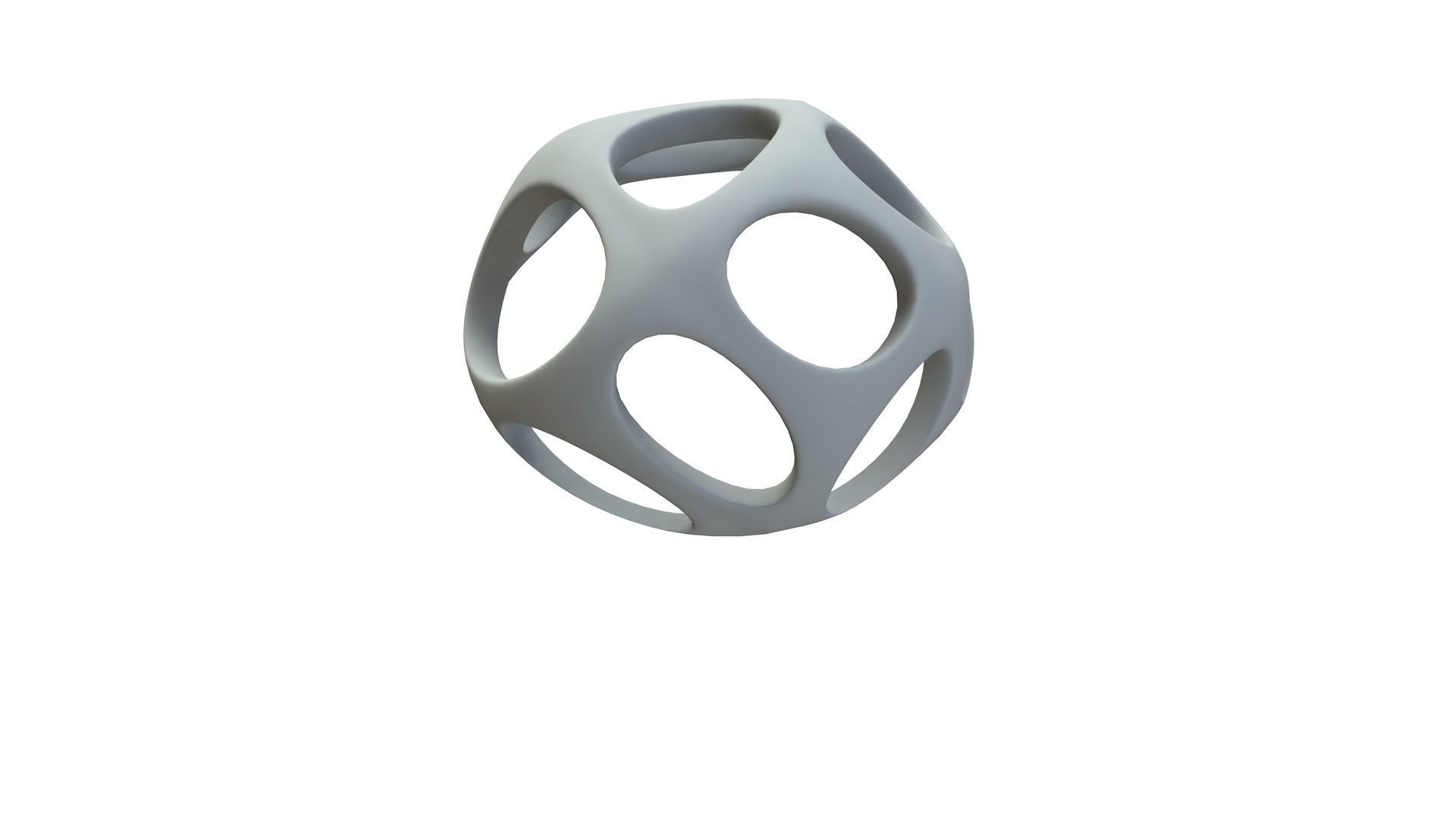 SciFi Cube Object No 52256 Low Poly Shape Low-poly 3D model_16