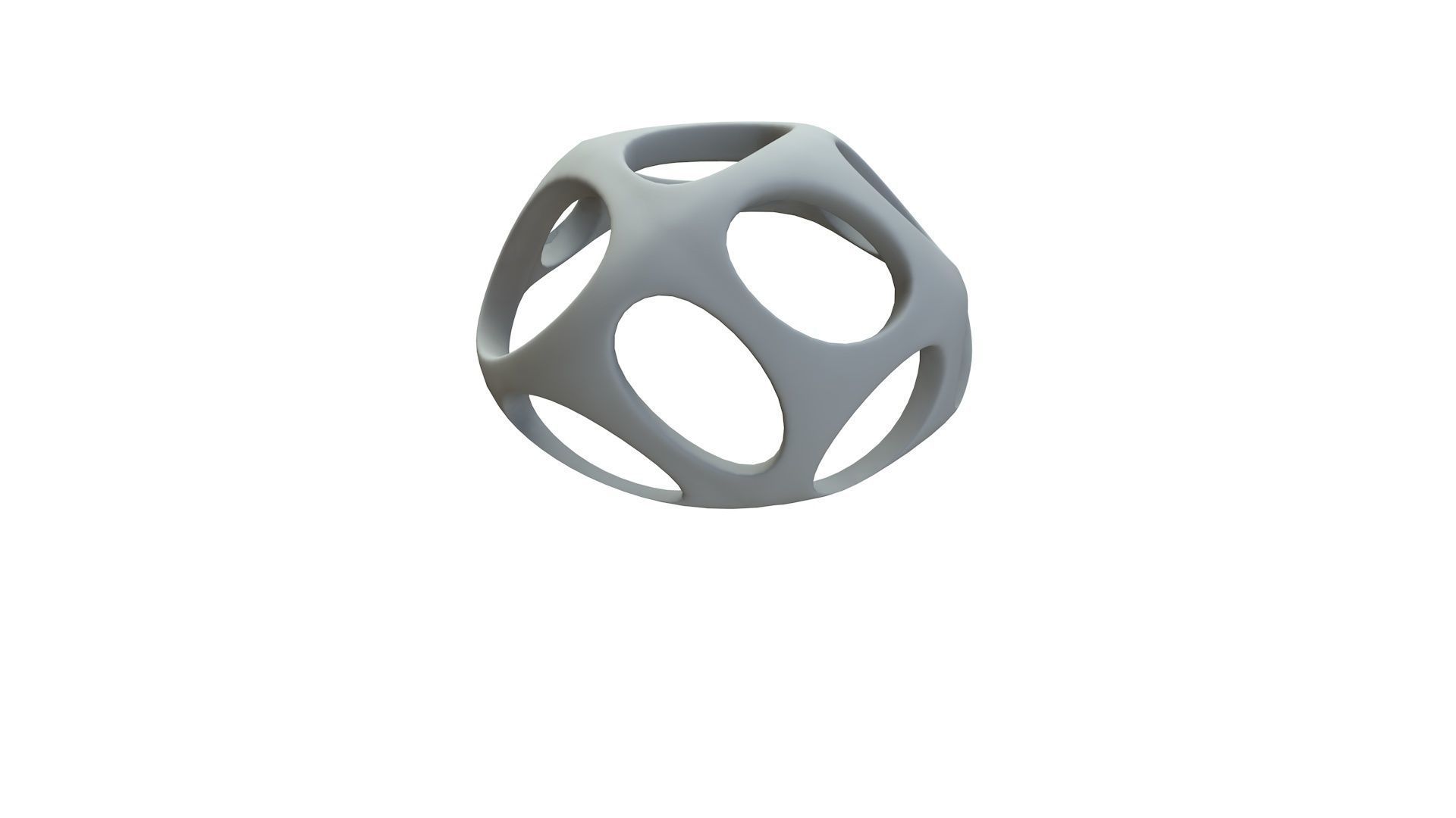 SciFi Cube Object No 52256 Low Poly Shape Low-poly 3D model_14