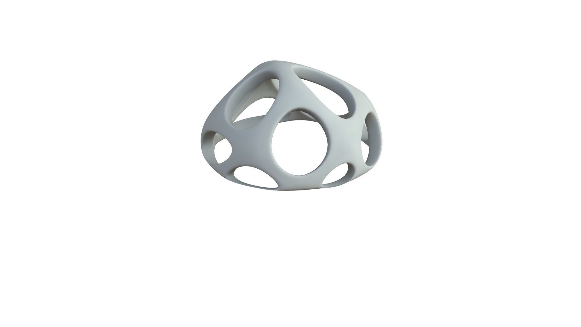 SciFi Cube Object No 52256 Low Poly Shape Low-poly 3D model_5