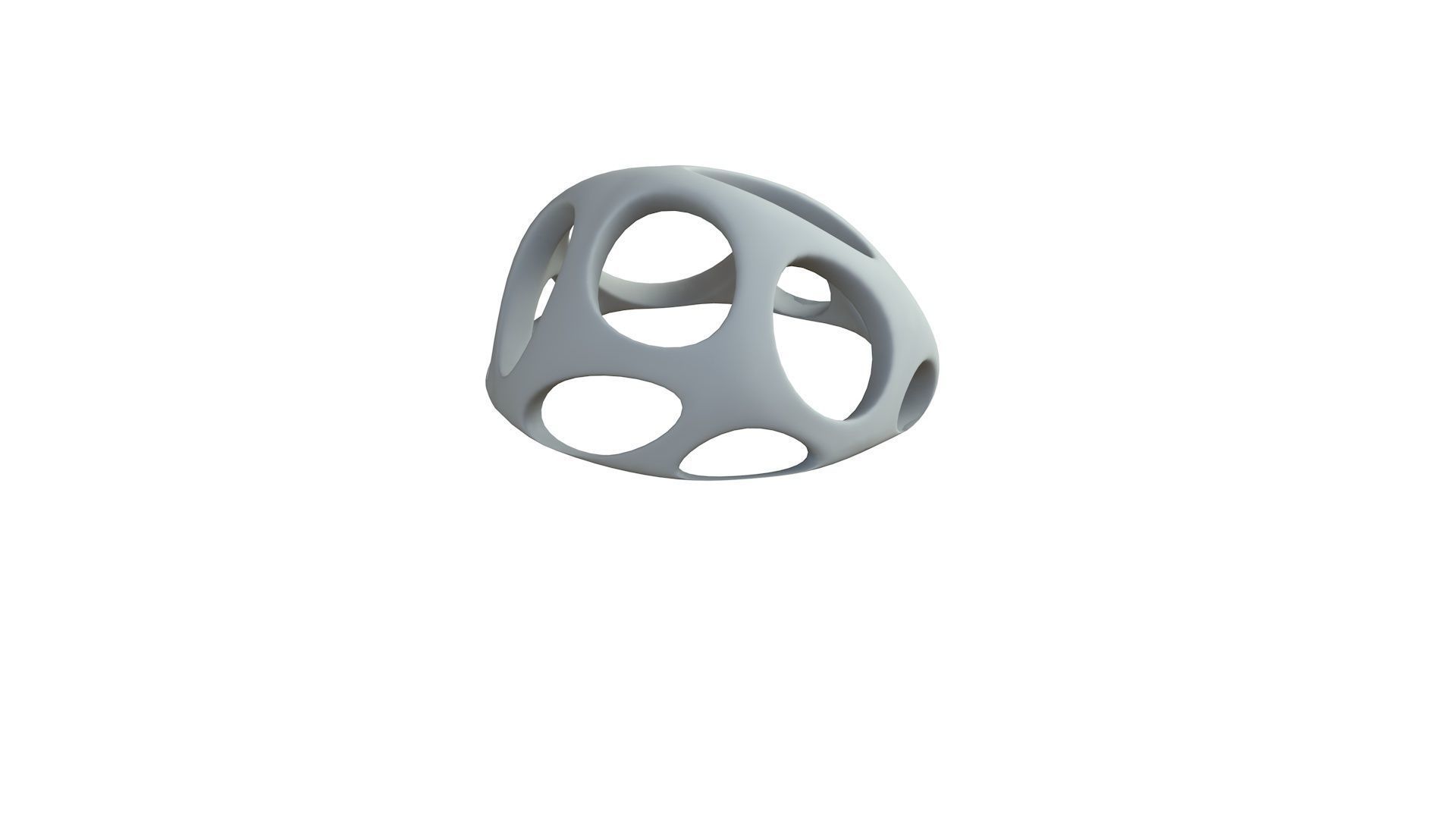 SciFi Cube Object No 52256 Low Poly Shape Low-poly 3D model_7