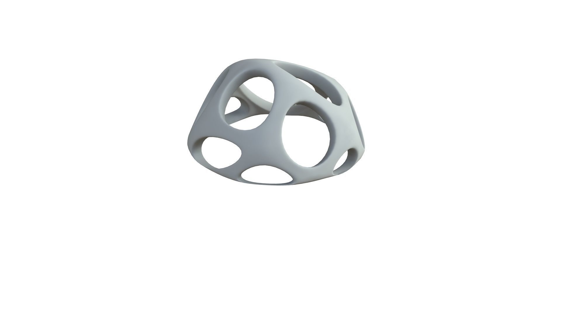 SciFi Cube Object No 52256 Low Poly Shape Low-poly 3D model_6