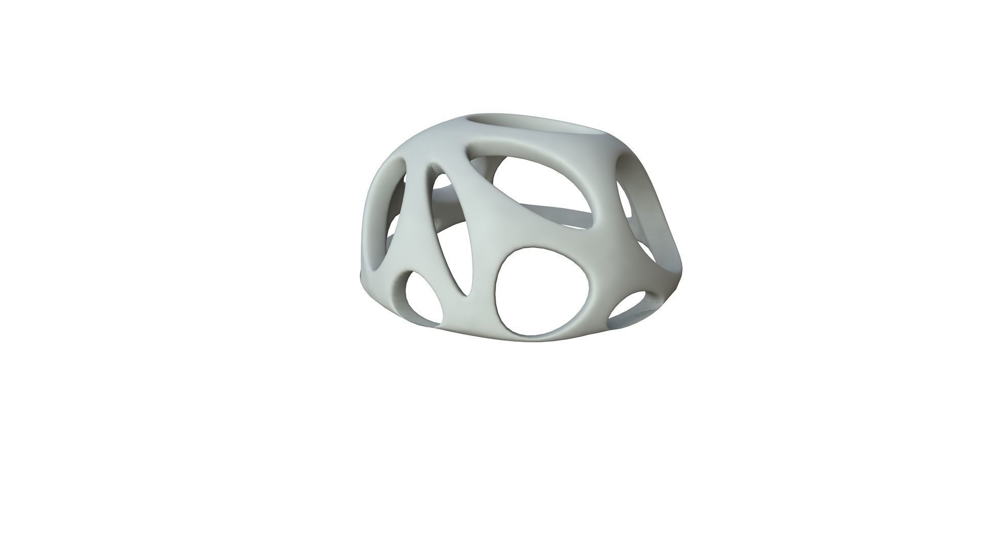 SciFi Cube Object No 52185 Low Poly Shape Low-poly 3D model_1