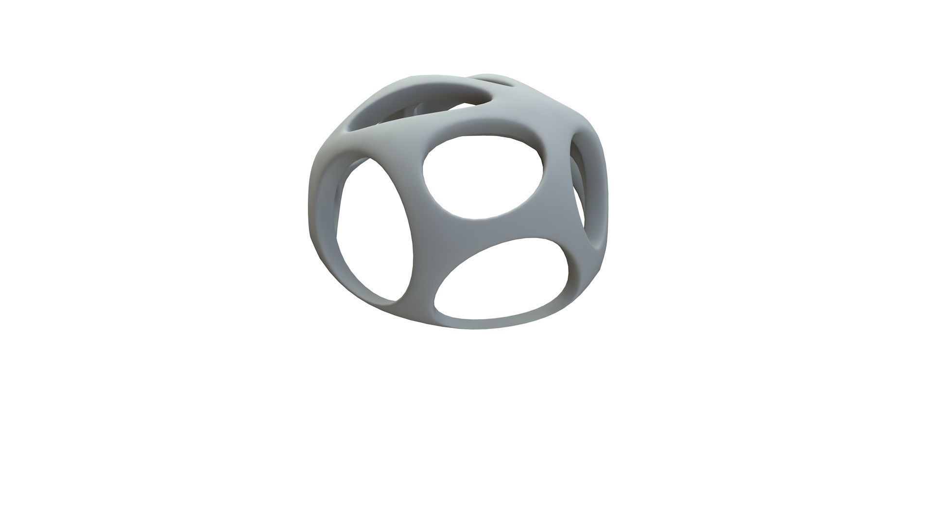 SciFi Cube Object No 52185 Low Poly Shape Low-poly 3D model_14