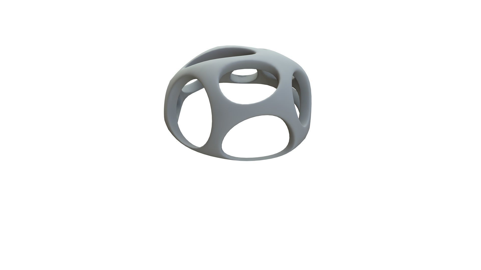 SciFi Cube Object No 52185 Low Poly Shape Low-poly 3D model_13