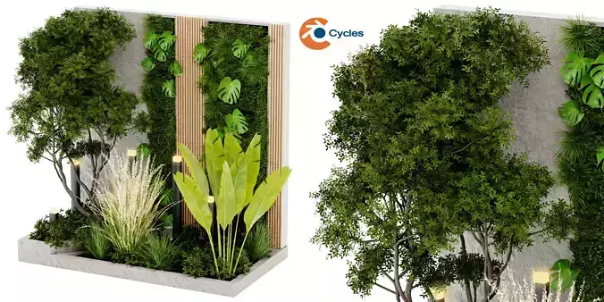 Collection plant vol 463 - blender model 