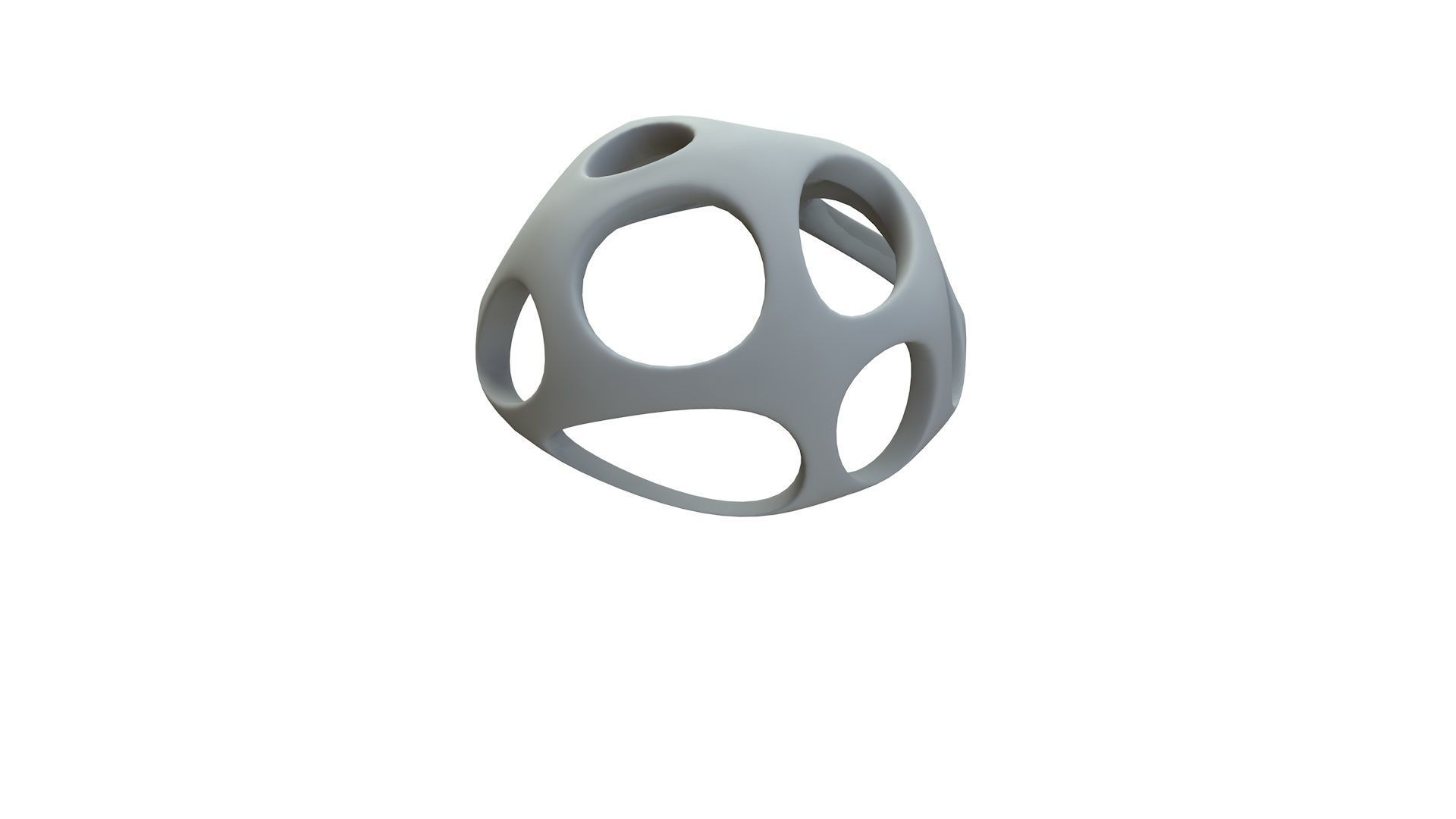 SciFi Cube Object No 51916 Low Poly Shape Low-poly 3D model_14