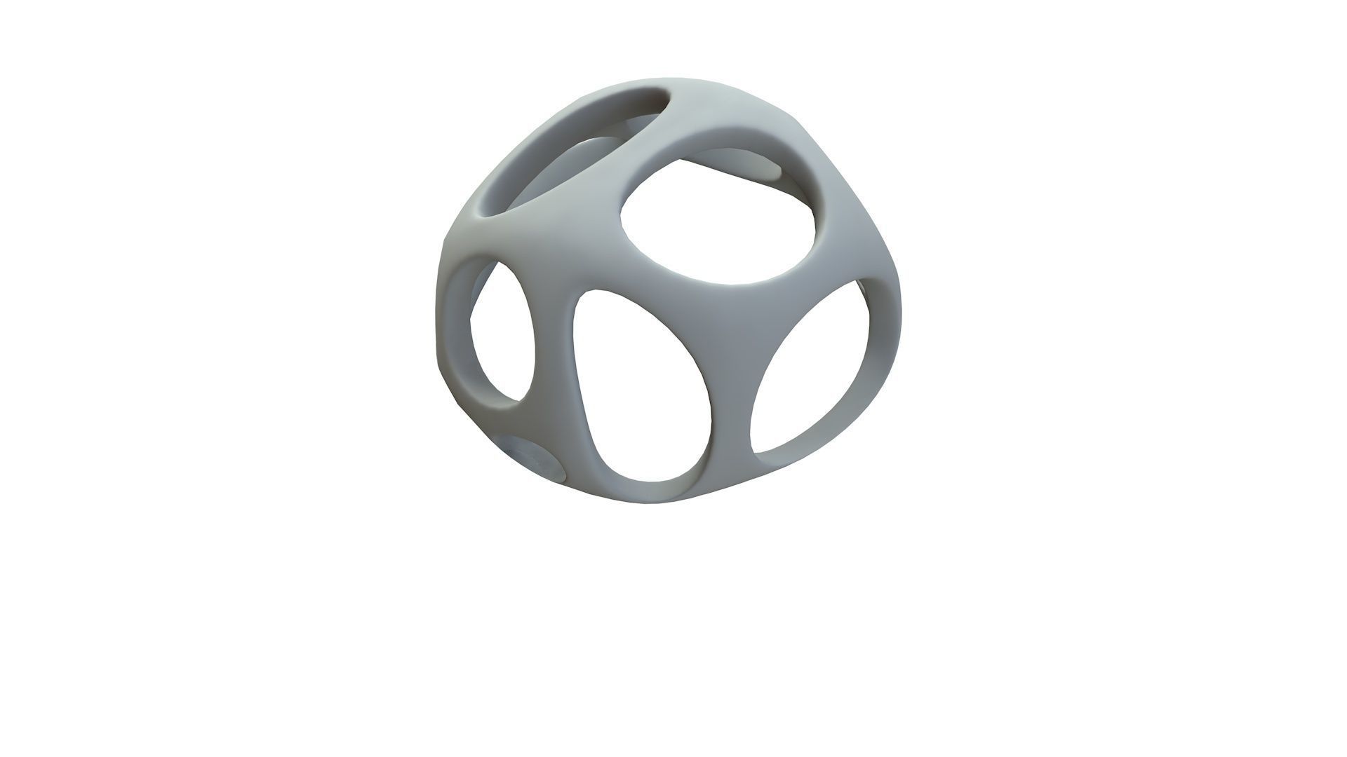 SciFi Cube Object No 51813 Low Poly Shape Low-poly 3D model_15