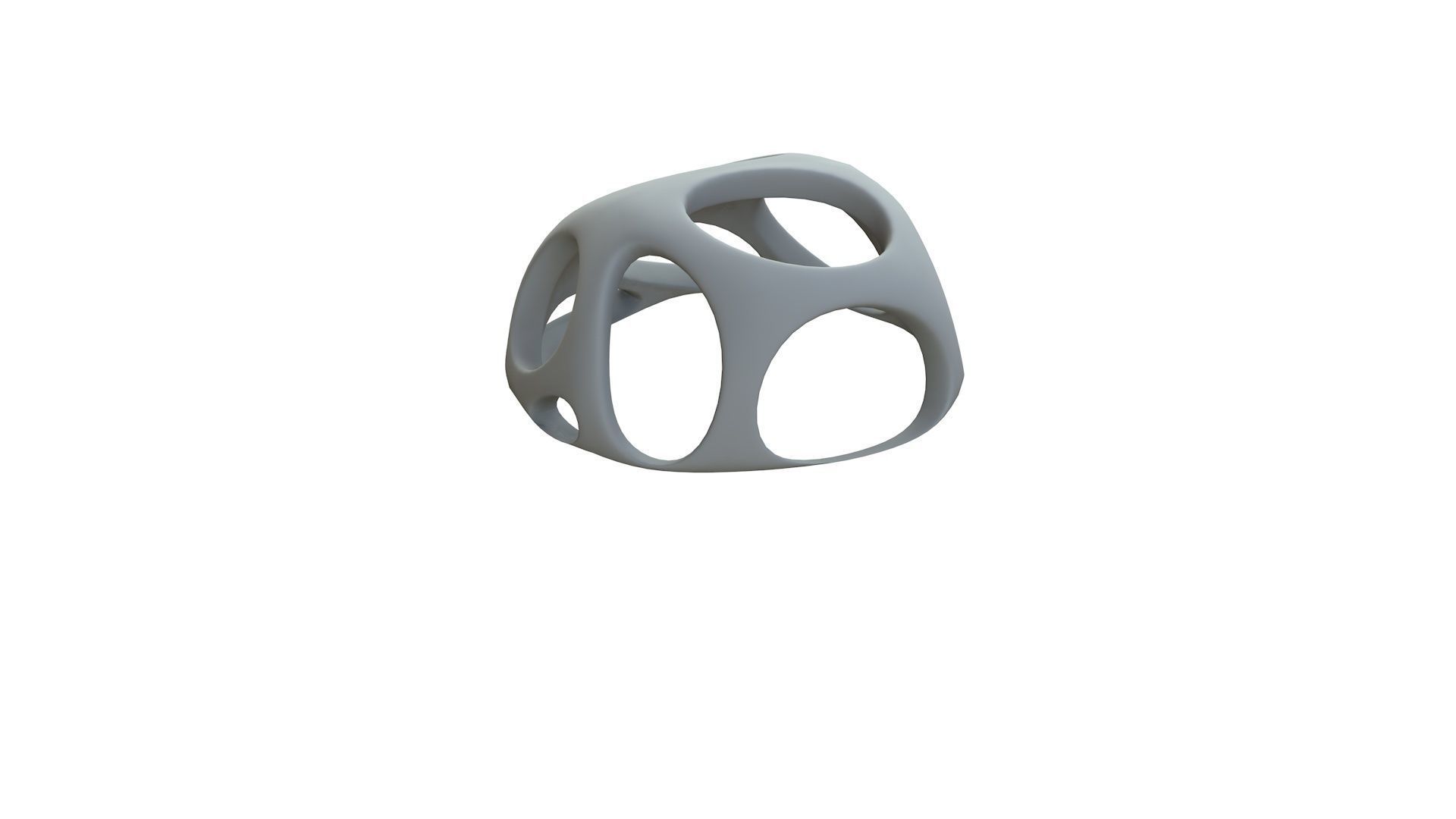 SciFi Cube Object No 51813 Low Poly Shape Low-poly 3D model_11