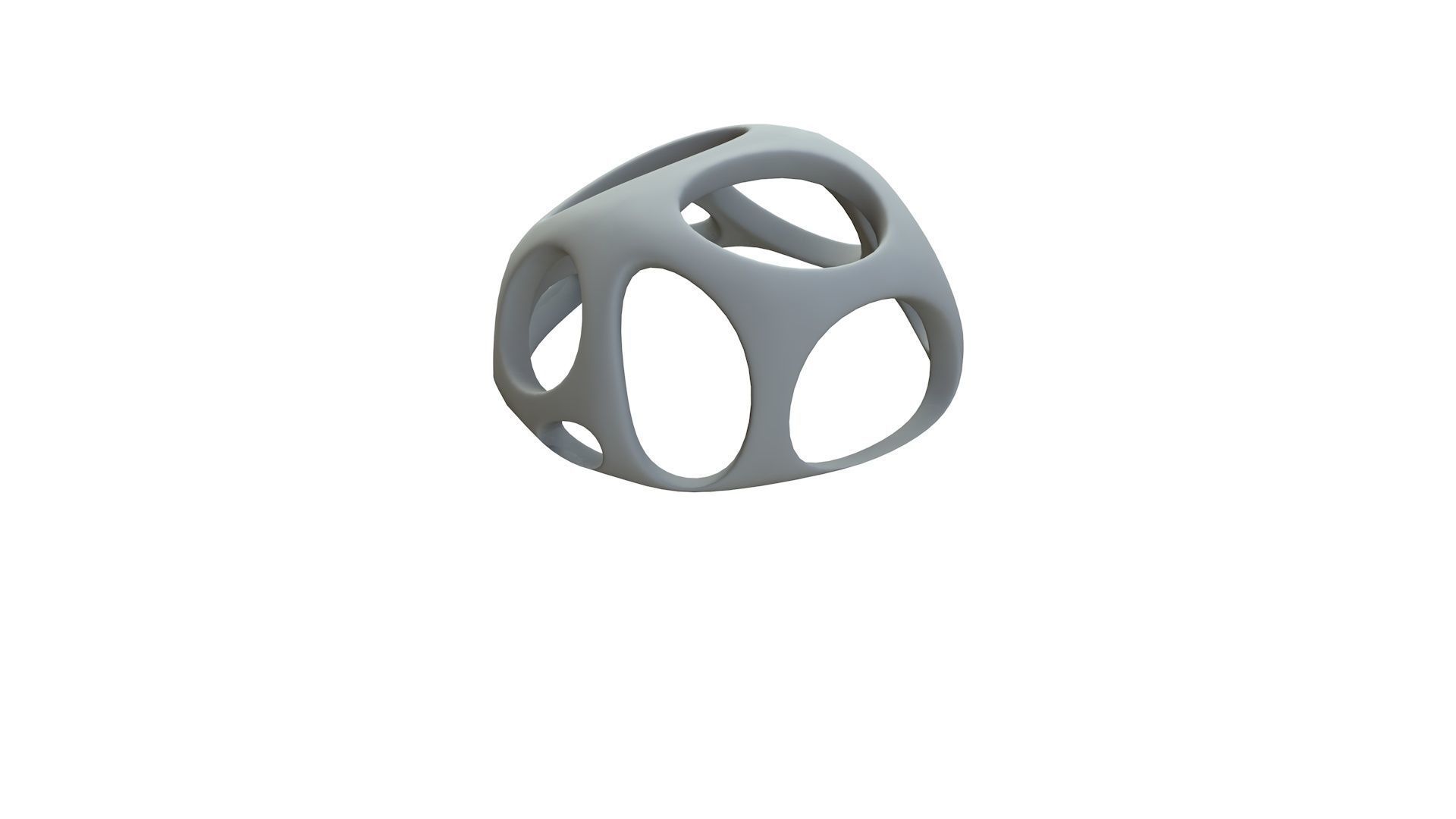 SciFi Cube Object No 51813 Low Poly Shape Low-poly 3D model_13