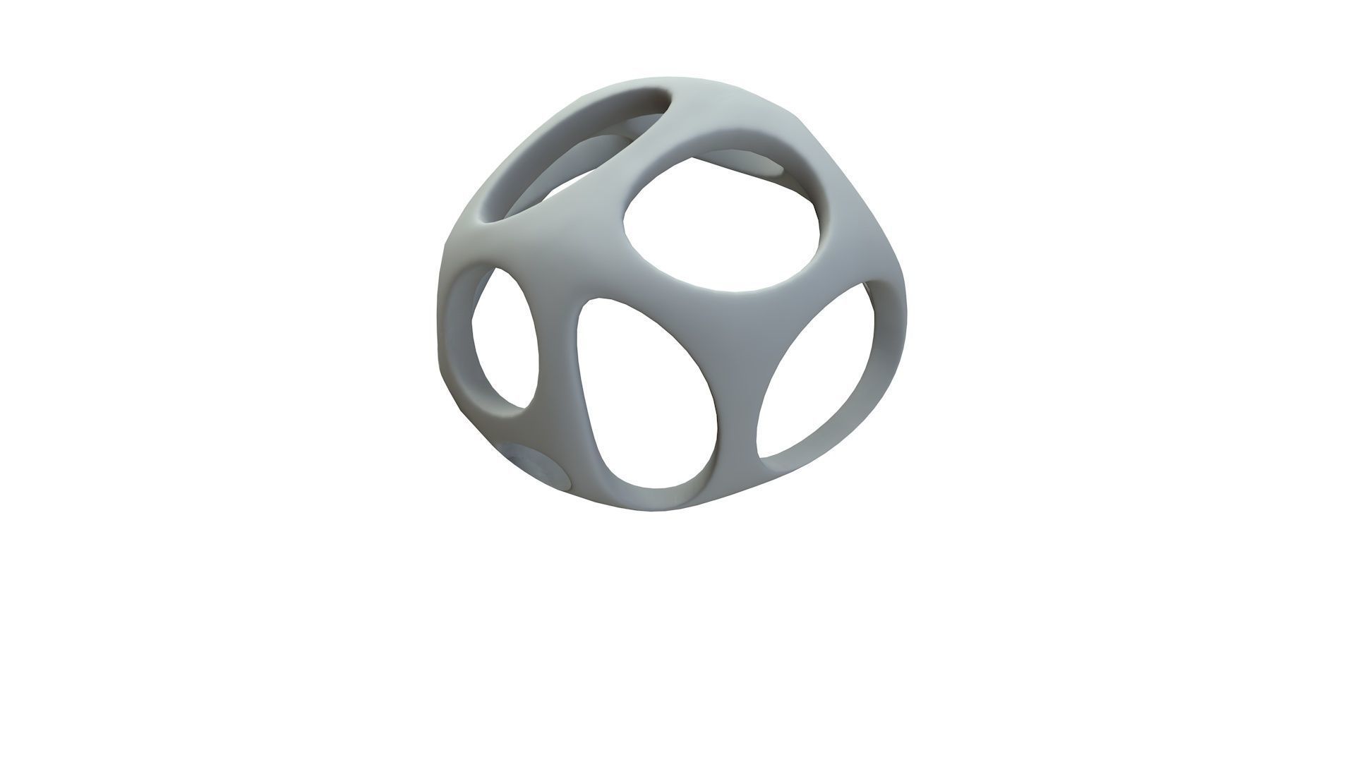 SciFi Cube Object No 51813 Low Poly Shape Low-poly 3D model_17