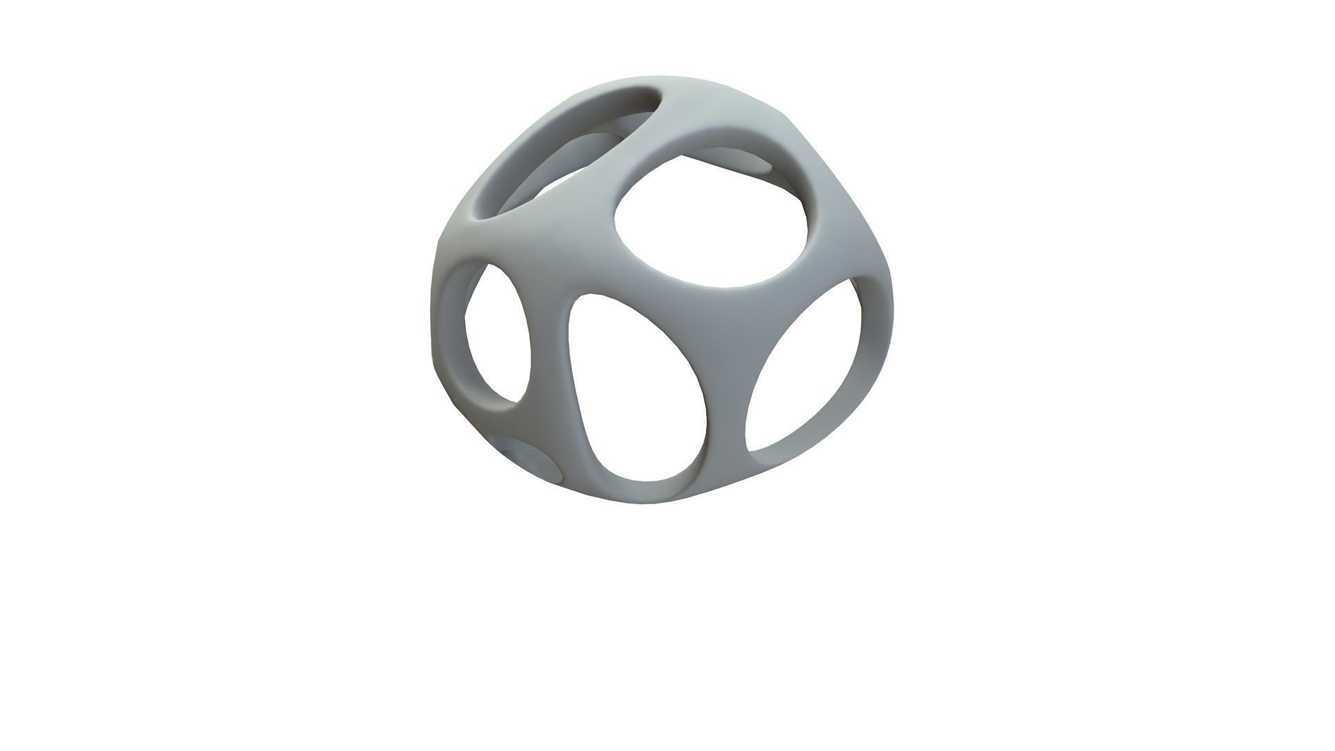 SciFi Cube Object No 51813 Low Poly Shape Low-poly 3D model_16