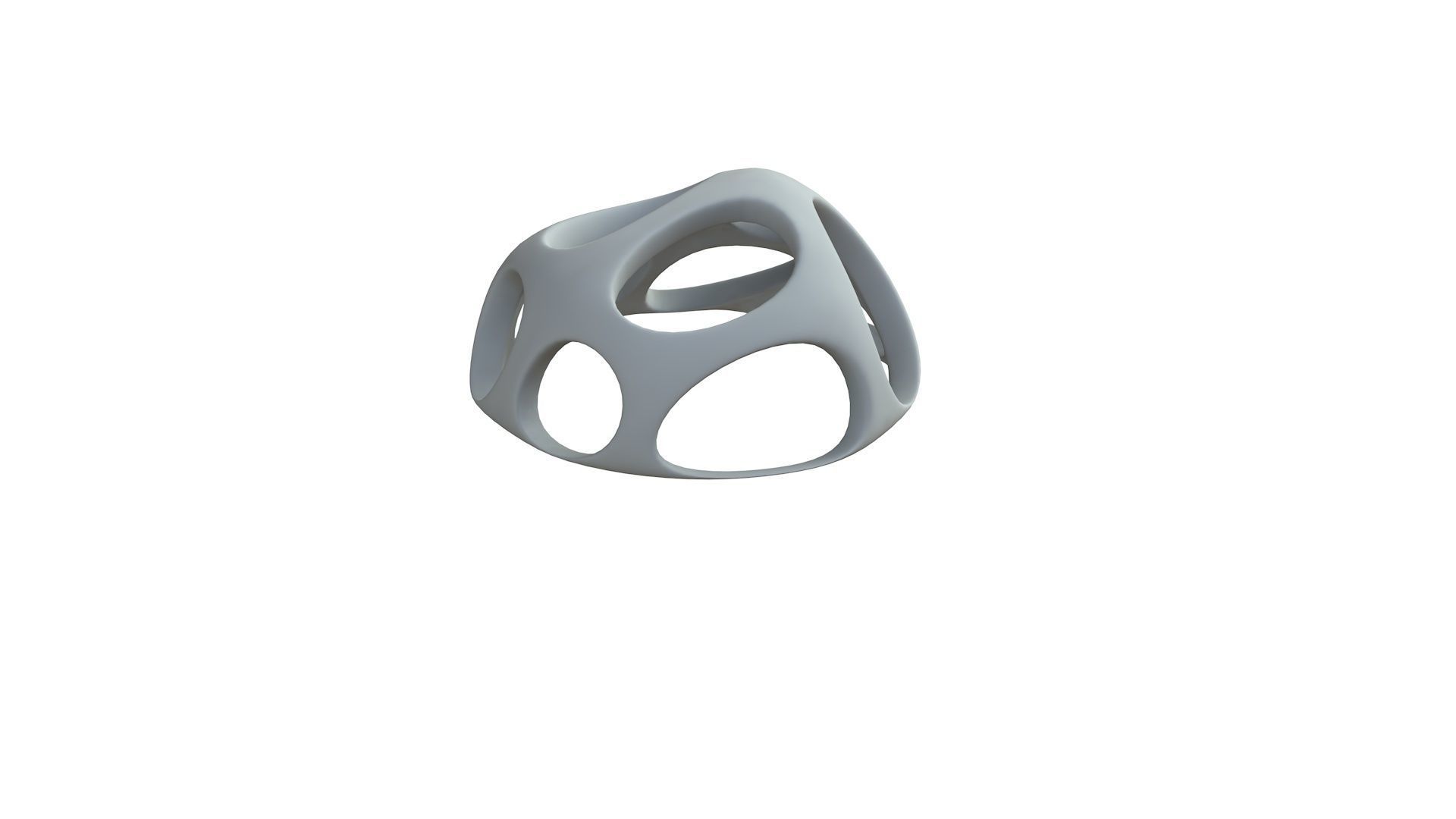 SciFi Cube Object No 51771 Low Poly Shape Low-poly 3D model_8