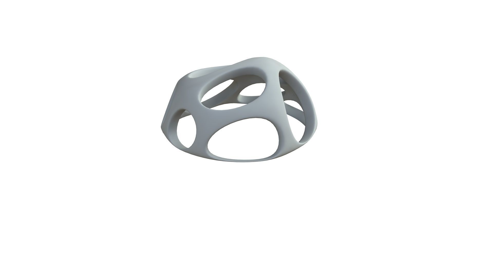 SciFi Cube Object No 51771 Low Poly Shape Low-poly 3D model_7