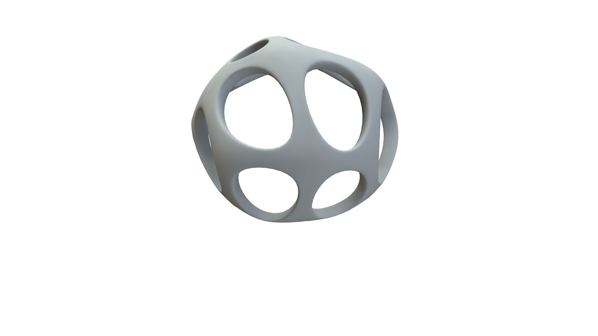 SciFi Cube Object No 51771 Low Poly Shape Low-poly 3D model_16